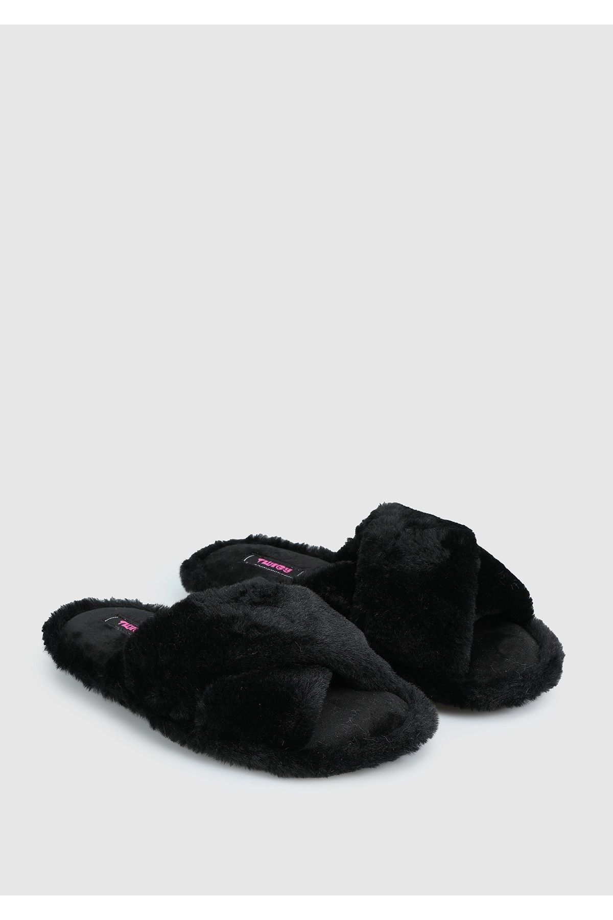 Twigy Siyah Kadın Ev Terliği