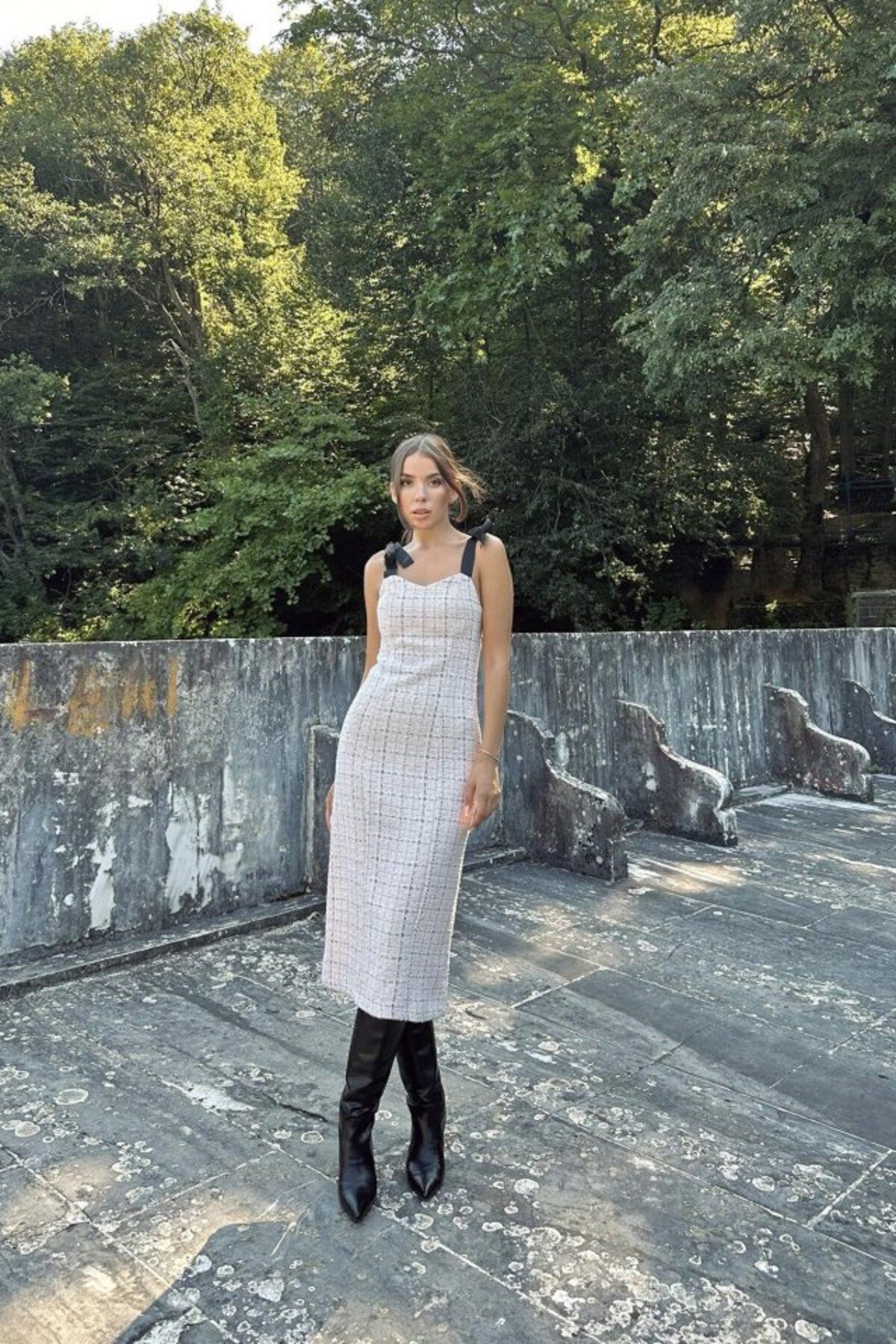 Rose's Boutique All About Women Rose's Boutiqe All About Women Pudra Kurdeleli Elbise