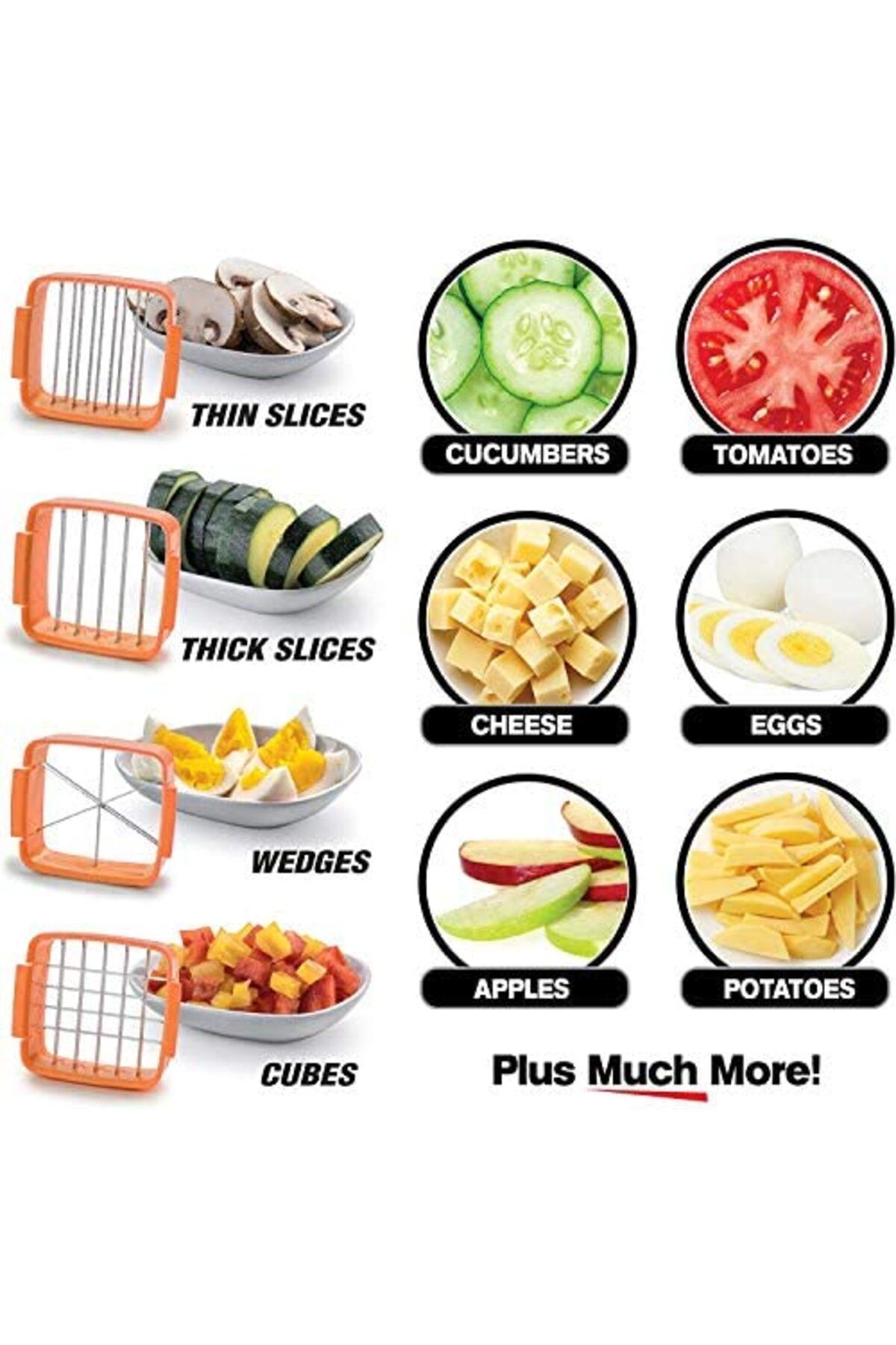 andela-5 In 1 Practical Vegetable Fruit Chopper Slicer with Chamber 5