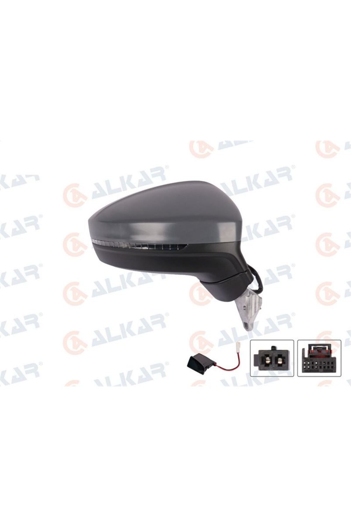 Alkar DIS DIKIZ AYNASI SAG ELEKTRIKLI ISITMALI ASTARLI SINYALLI KOR NOKTALI 8 PIN VOLK