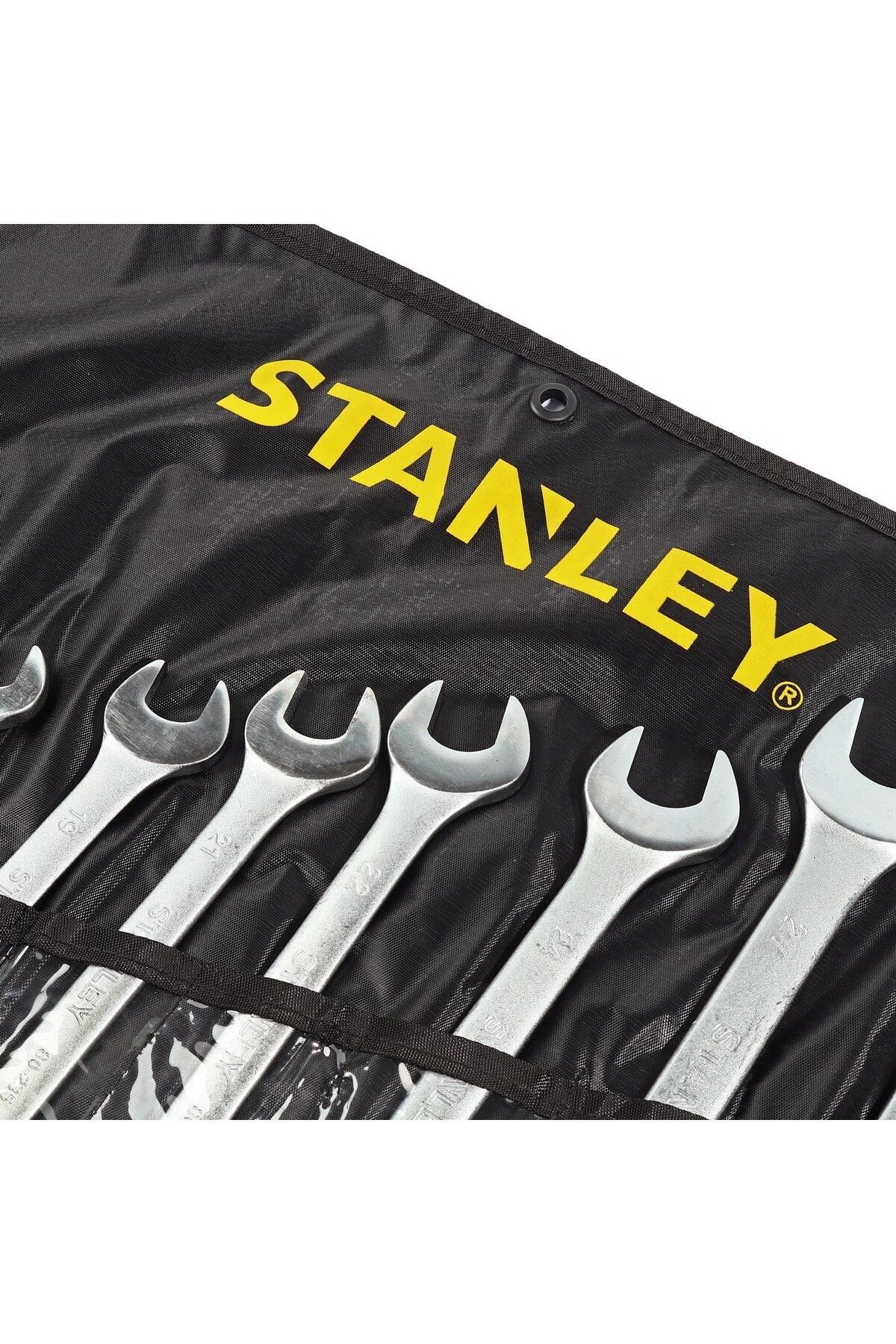 Stanley-Stanley 14-Piece Double Ended Combination Wrench Set with Canvas Bag, Model CWB (Sizes 8-32 mm) 2