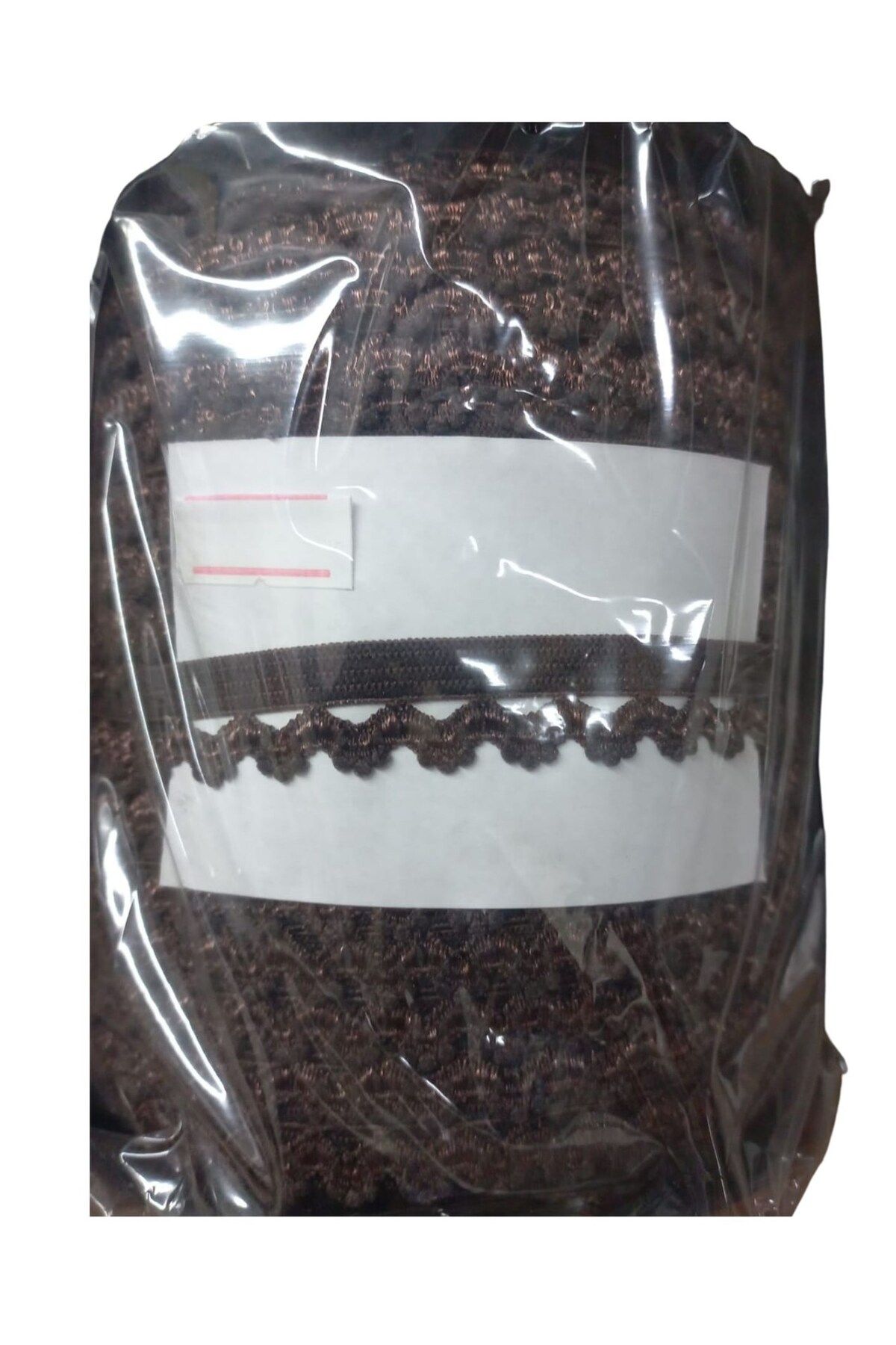 BirdoluSepet Çamaşır Lastiği Dantelli 1 cm 75 Metre 1 Top Kahverengi