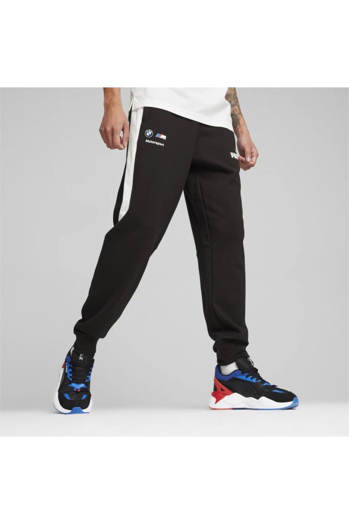 Puma Erkek Siyah Bmw Mms Mt7+ Sweat Pants Eşofman Altı 624138-01