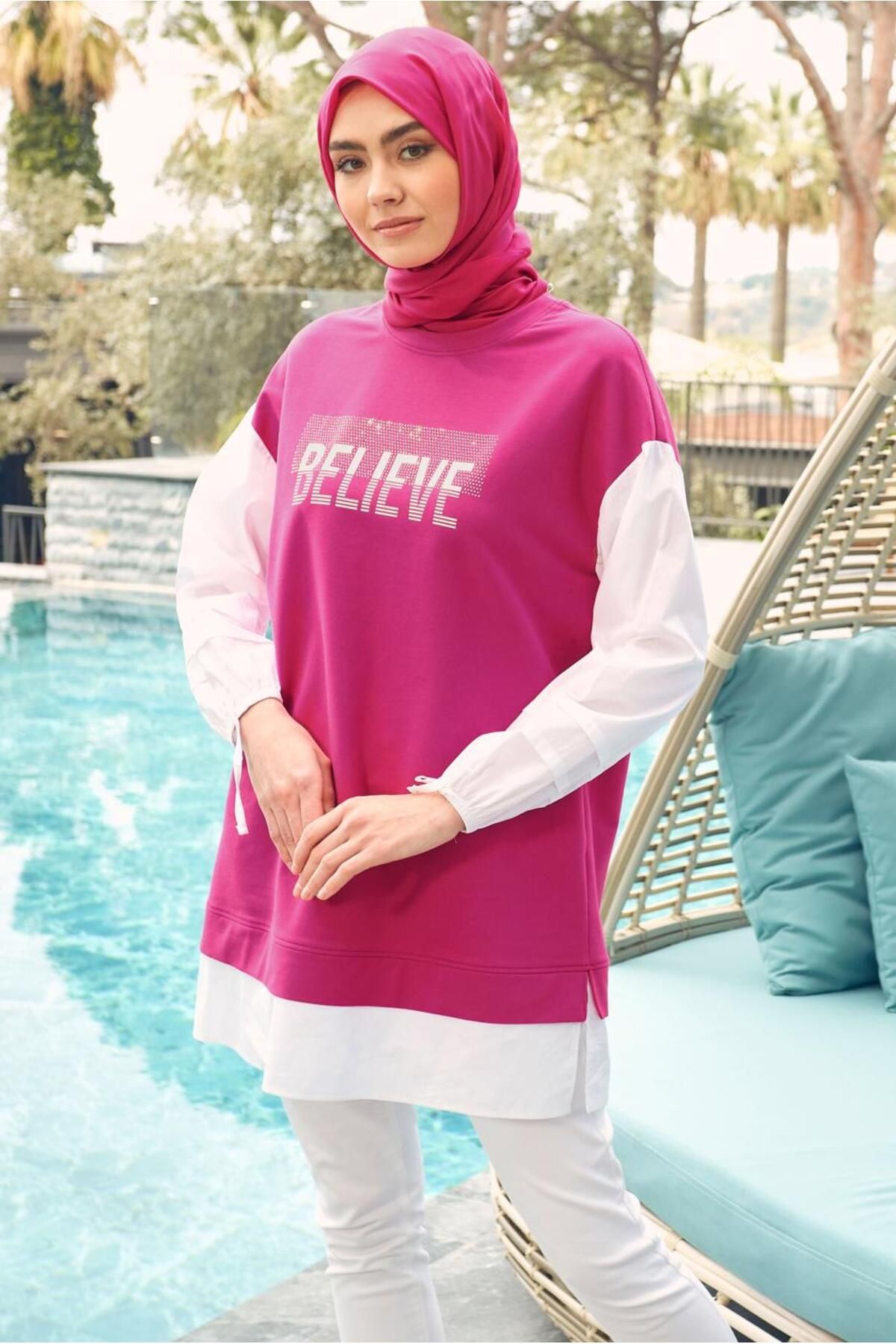 Alvina-43664 نموذج سترة رياضية مطبوعة ومزخرفة 2