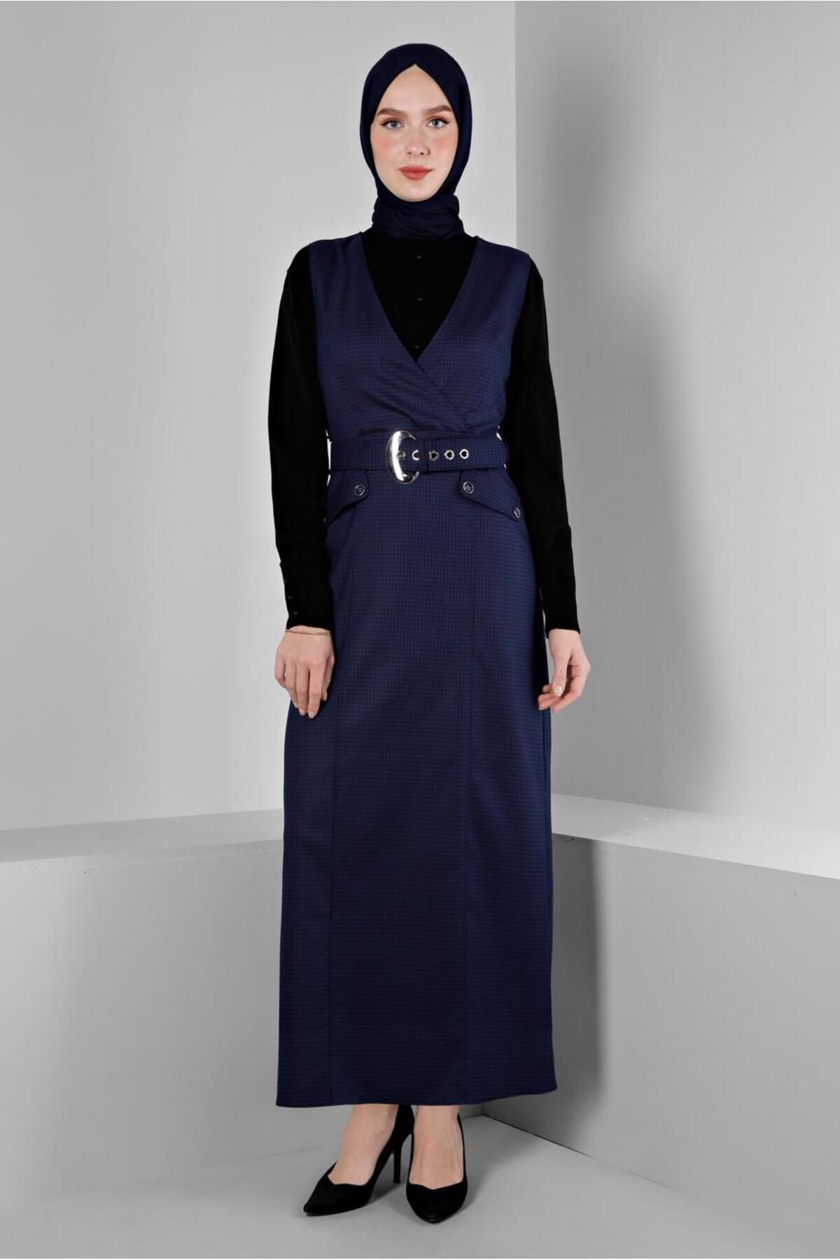 ژیلت کمربندی طرح دار جینگهام 43454 Alvina