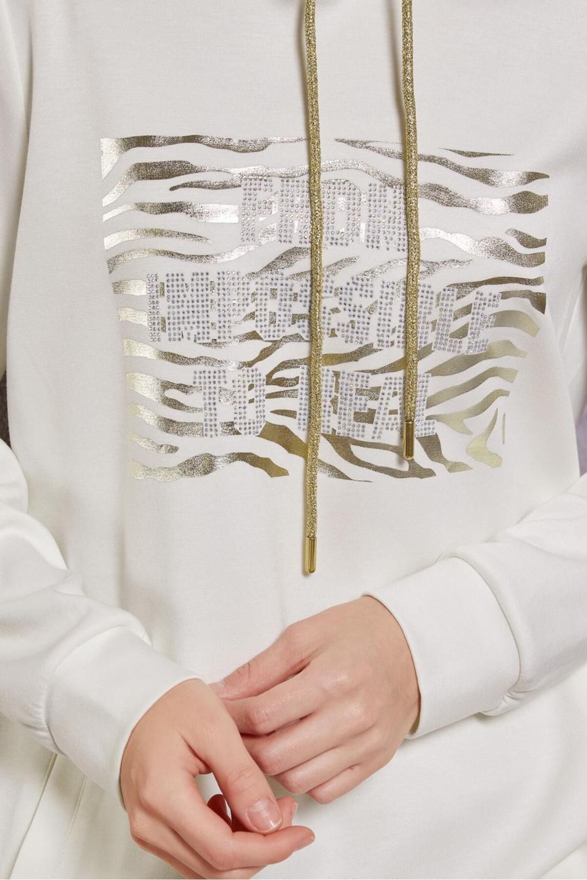 Alvina-45111 Model Printed Tunic Tracksuit 4