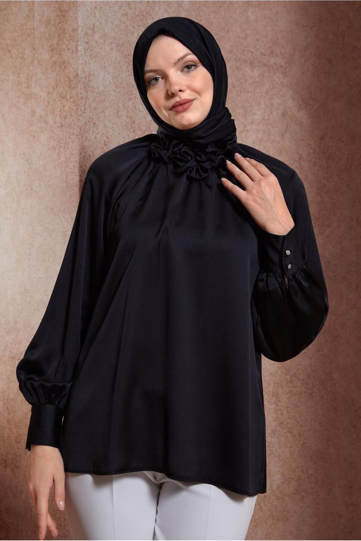 بلوز ساتن 44554 Alvina