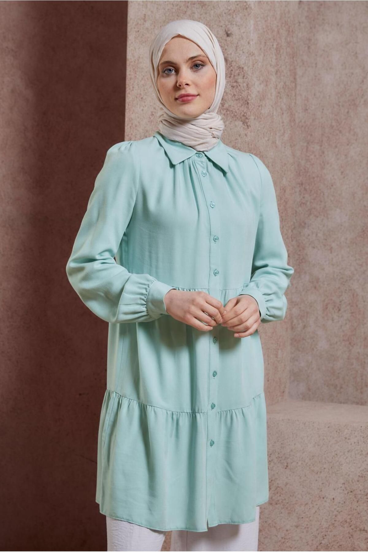 تونیک یقه پیراهن 44476 Alvina