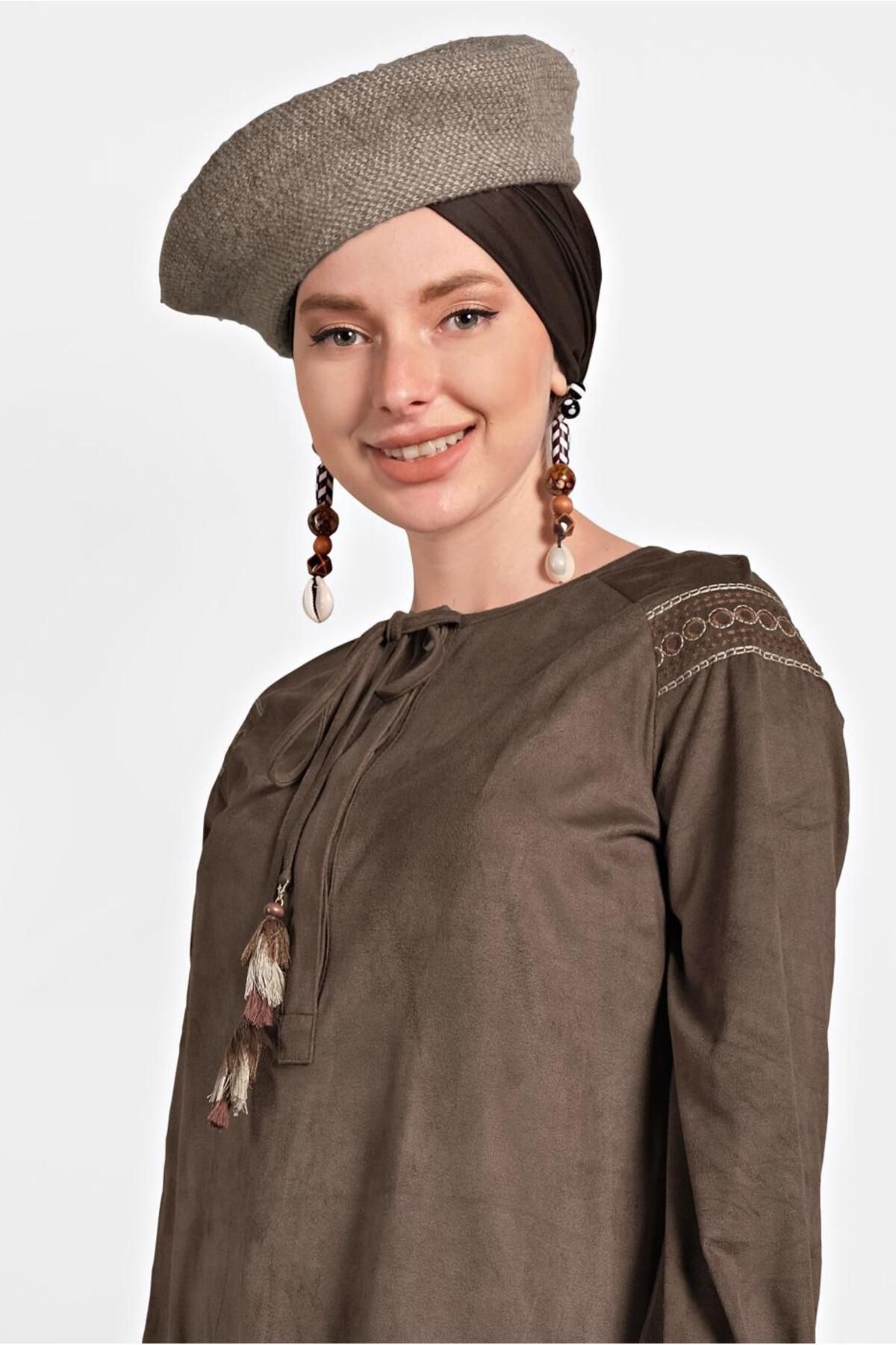 تونیک یقه توری 40263 Alvina