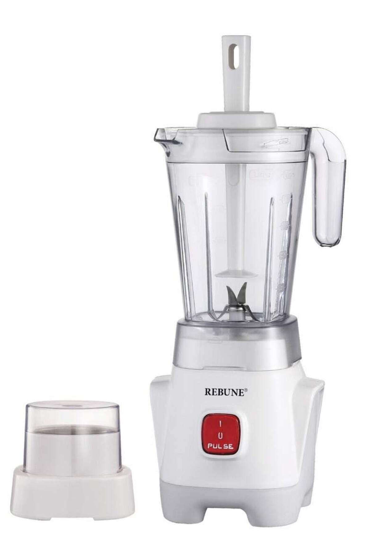 ريبون خلاط مع مطحنة 1.25 لتر 650 واط ابيض RE-2-075