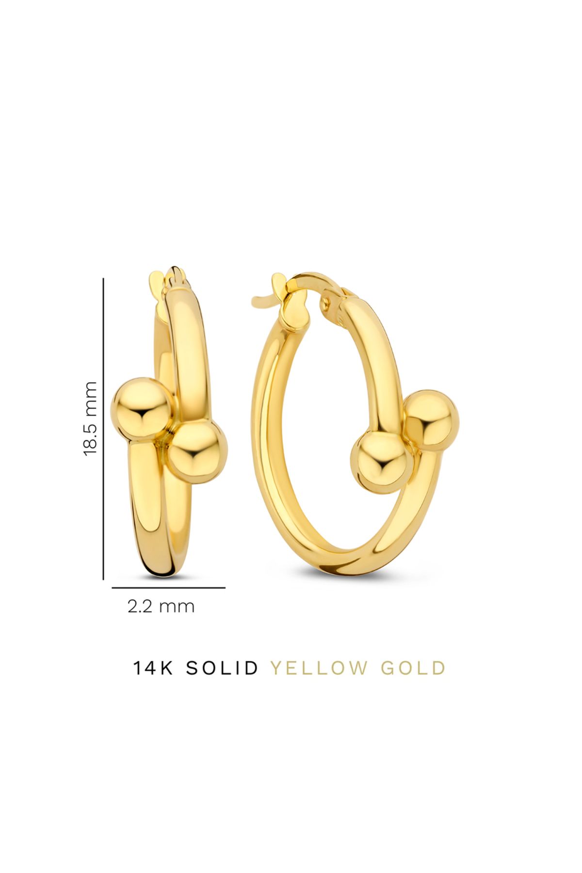 Isabel Bernard-Cadeau D'isabel 14 Karat Gold Armband, Armreif Und Creolen Geschenkset Ib90179 8