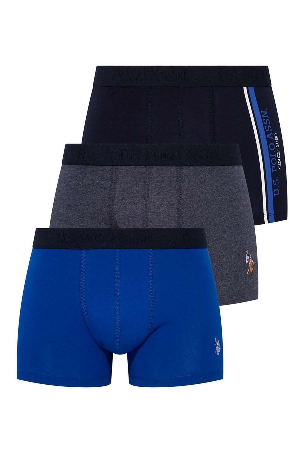 BASE. پولو اسن. باکسر 3 تکه مردانه - چند رنگ - ILC2.80G30M7S U.S. Polo Assn.