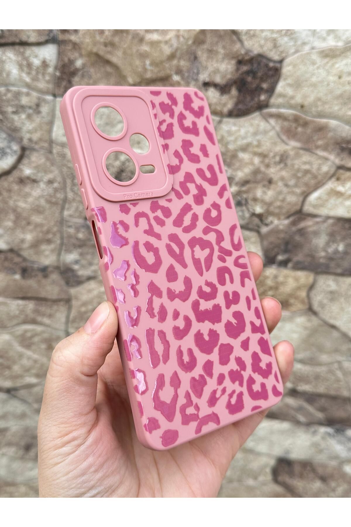 Vip Case-Xiaomi Redmi Note 12 Pro 5g - حافظة ليو من السيليكون الناعم مع حماية للكاميرا بنمط الفهد 277 3