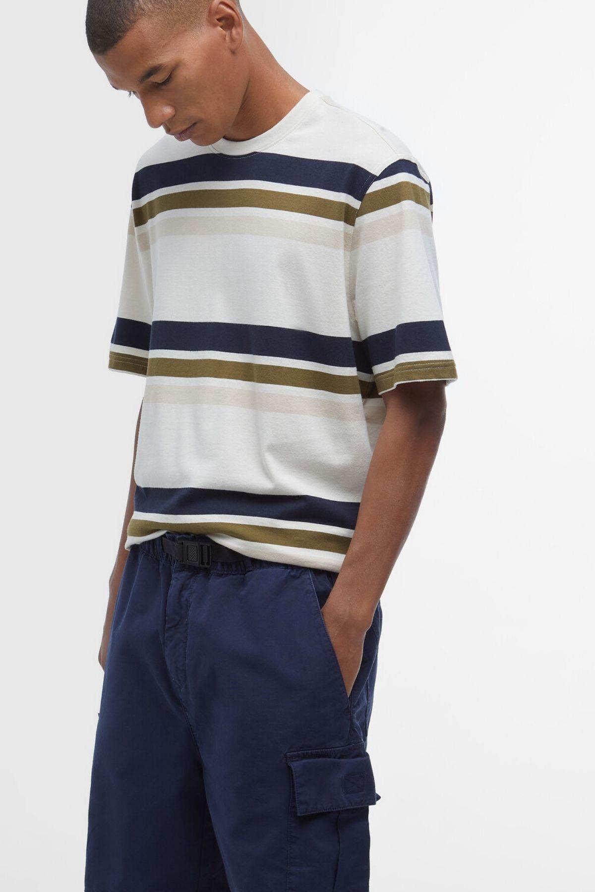 شلوارک مردانه راسته فاق نرمال | باربور Barbour MST0062-722 - تصویر 6