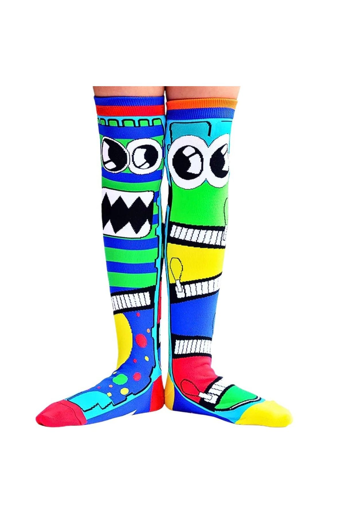 MADMIA Șosete Lungi Colorate Madmia Pentru Băieți Fantasy Monster 3-5 Ani Masculin - 24-27