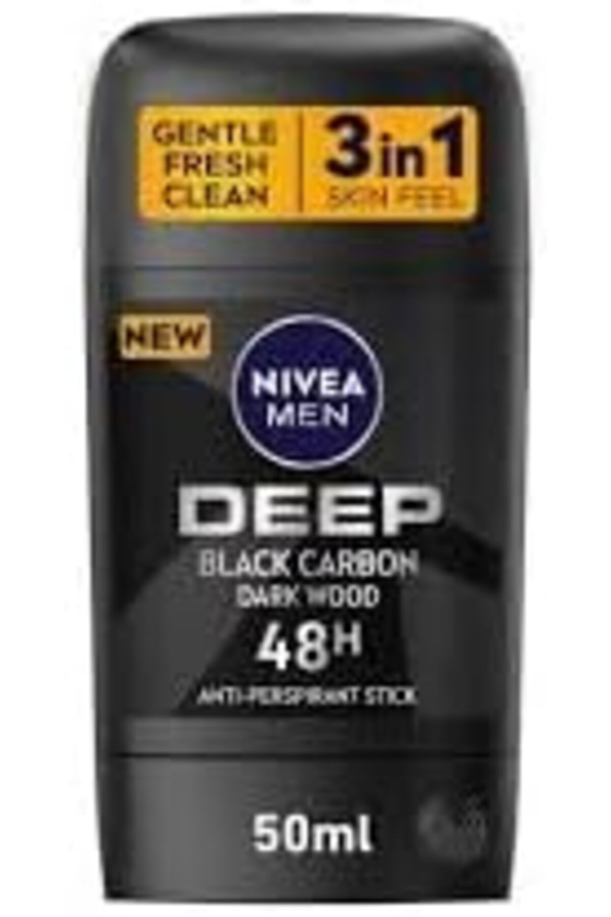 NIVEA-Stick 50ml Deep Black Carbon 3in 1 8018 --- NIVEA Stick 50ml Deep Black Carbon 3in 1 for Men 8018 1