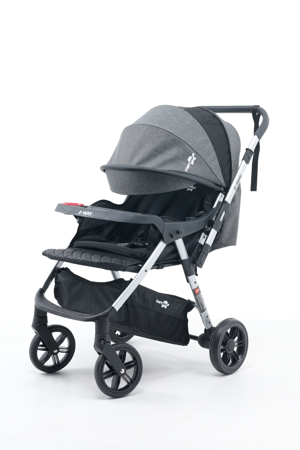 Comfymax 2-Way Çift Yönlü Bebek Arabası – Strom Grey fotoğrafı 2 (önizleme)