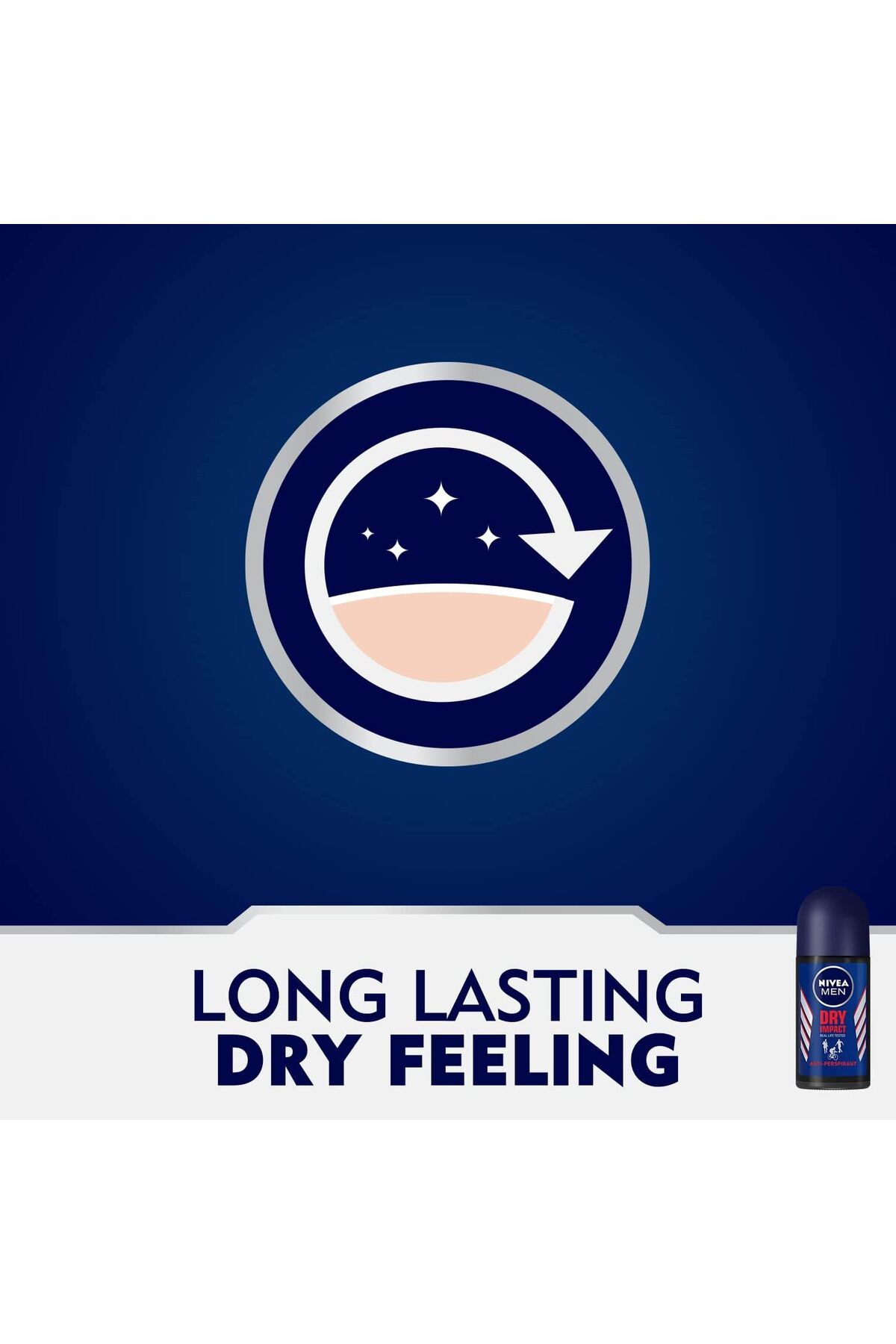 NIVEA-مزيل عرق رول أون من نيفيا للرجال، تأثير جاف يدوم 48 ساعة، 3 × 50 مل، منعش 7