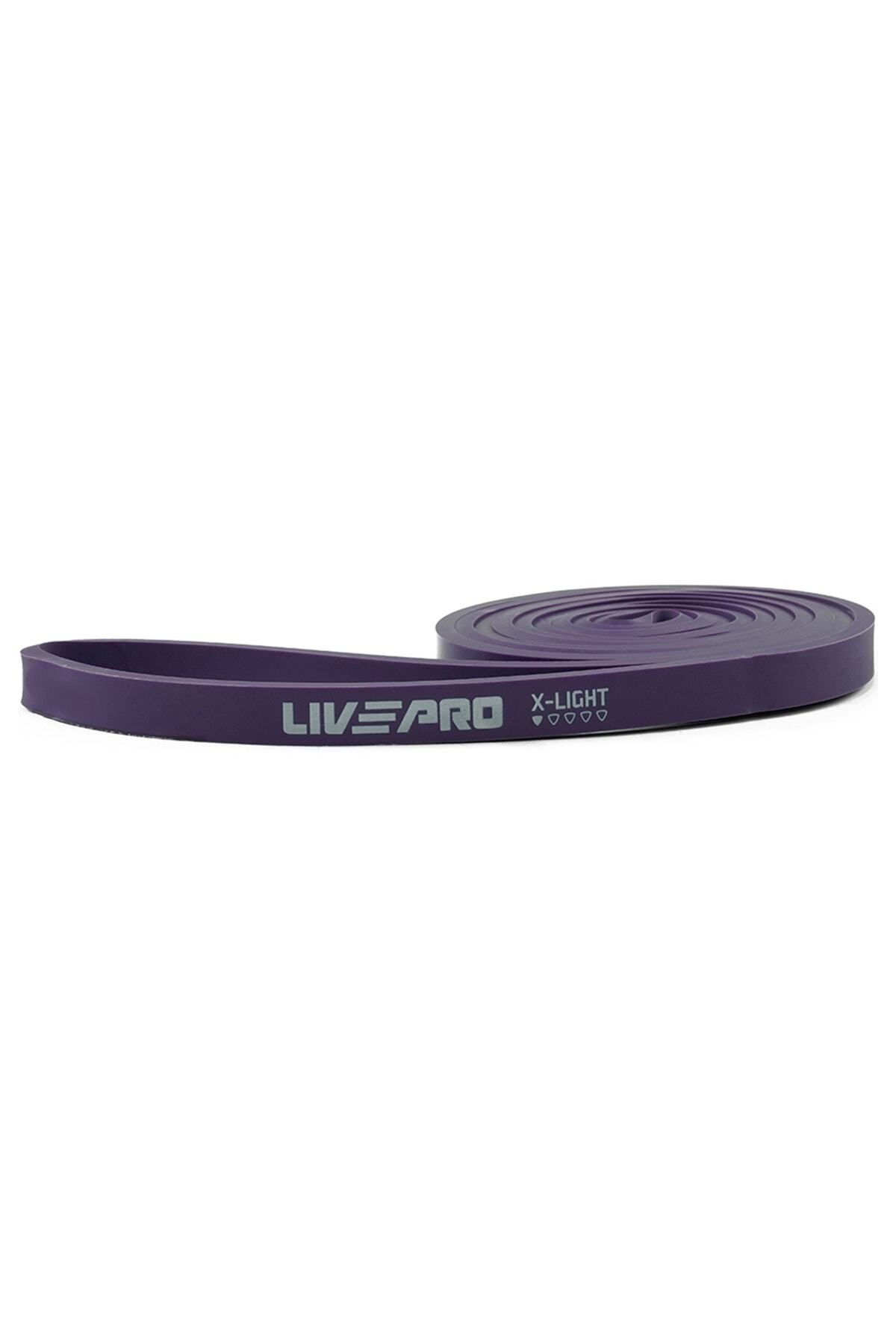 کش مقاومتی بنفش مردانه و زنانه LP8410 XL باند تایر حلقه تمرین سخت LIVEPRO
