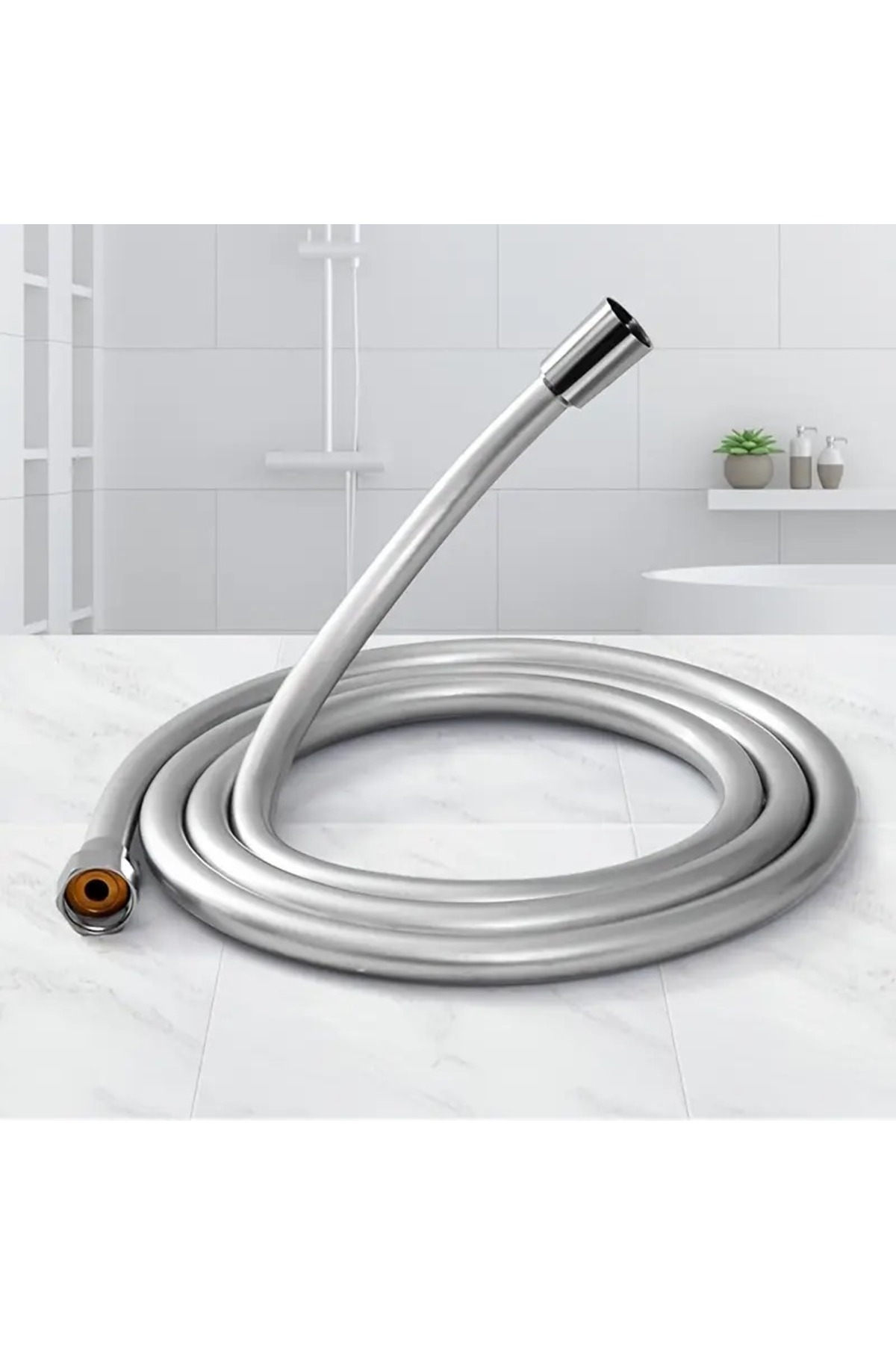 FAWER Faucet & Shower Pvc 150 Cm Gri Lüks Duş Hortumu