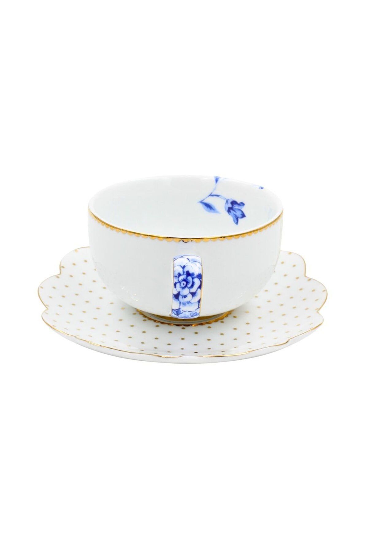 Pip Studio-Espresso cup with saucer, Royal White collection, 125ml, Pip Studio 3