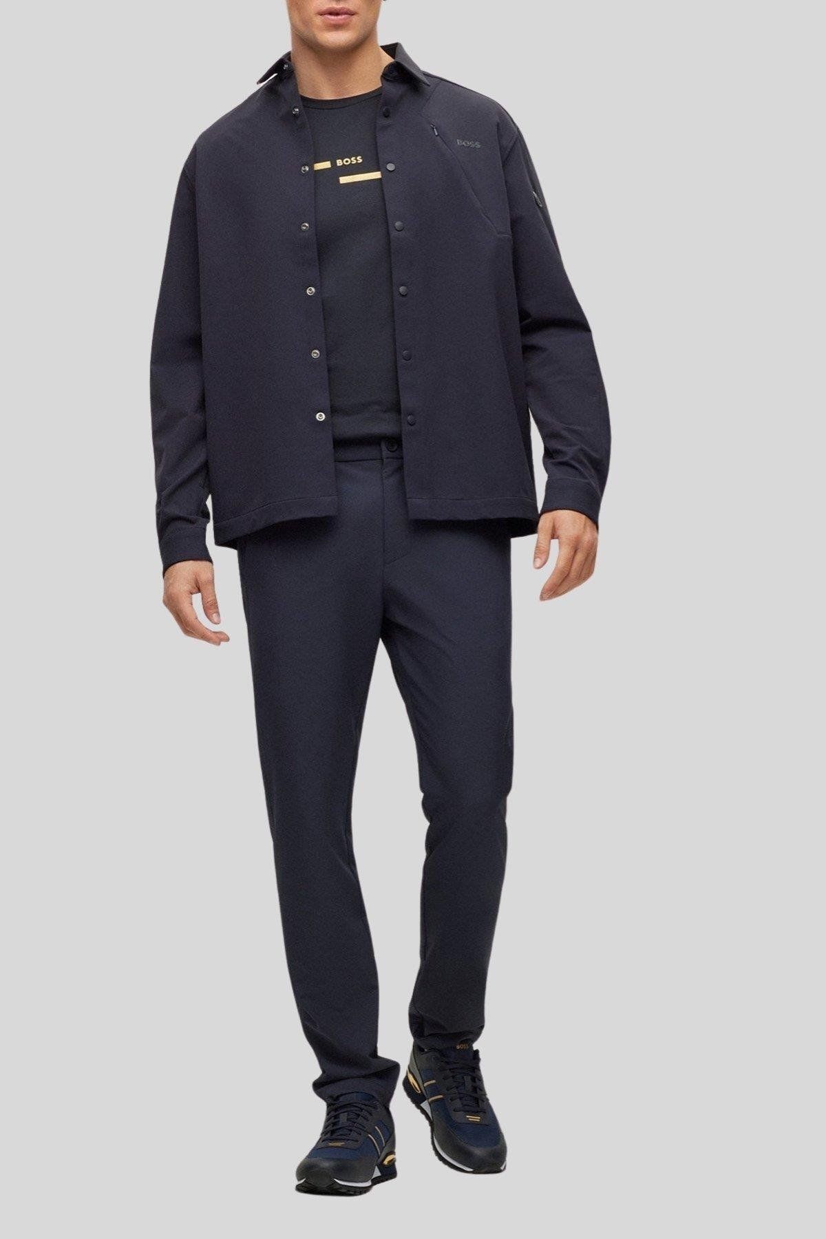 شلوار مردانه باریک و دریایی آبی Hugo Boss