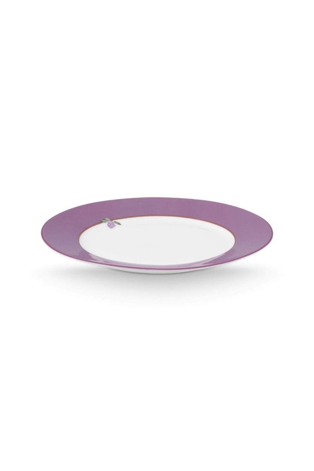 Pip Studio-Porcelain plate, Pip Studio, Lilac Uni, 23 cm, Lily&Lotus collection 2