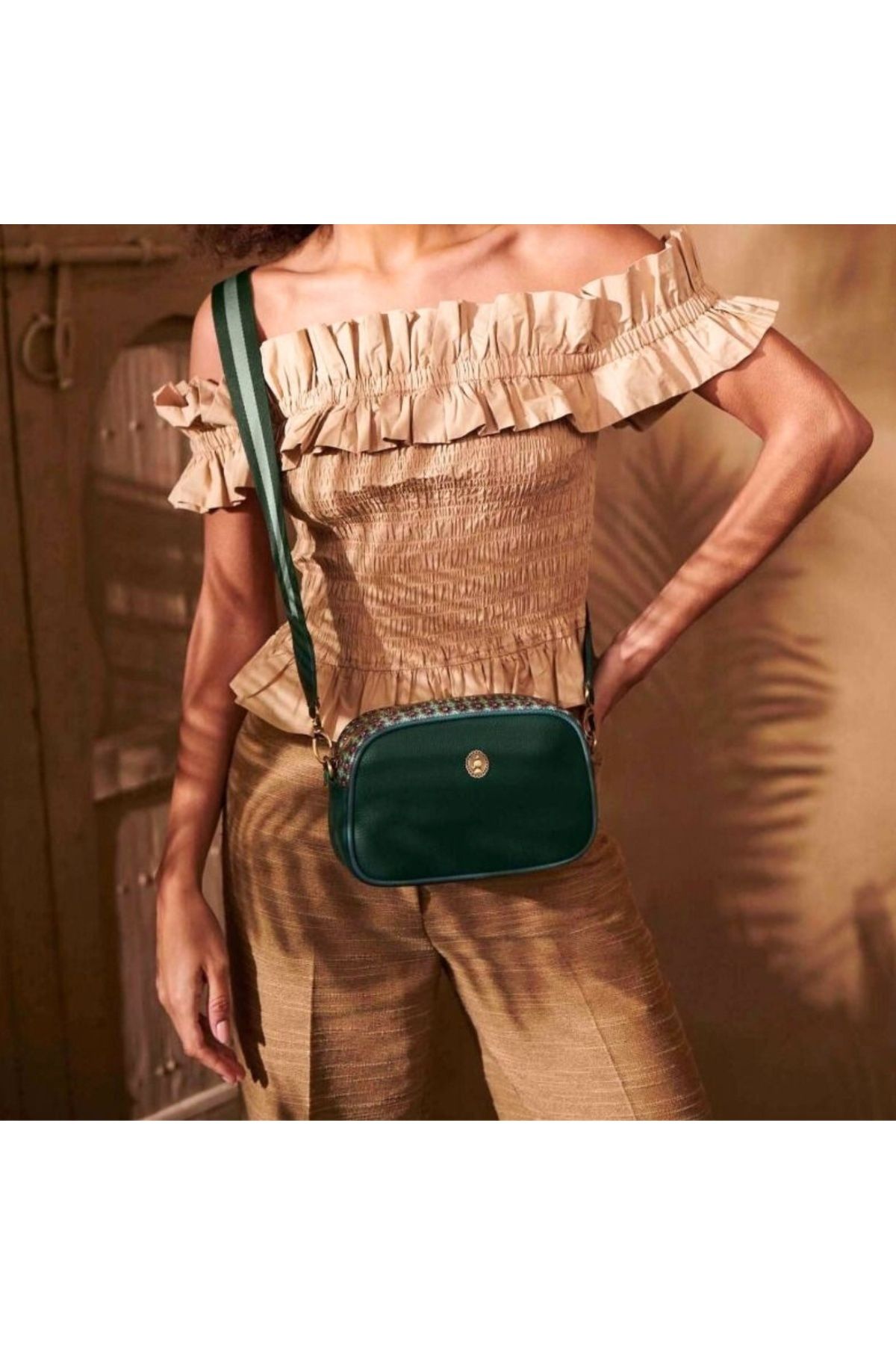 Pip Studio-Crossbody bag, Green, 21x6x13 cm, Uni collection, Pip Studio 5