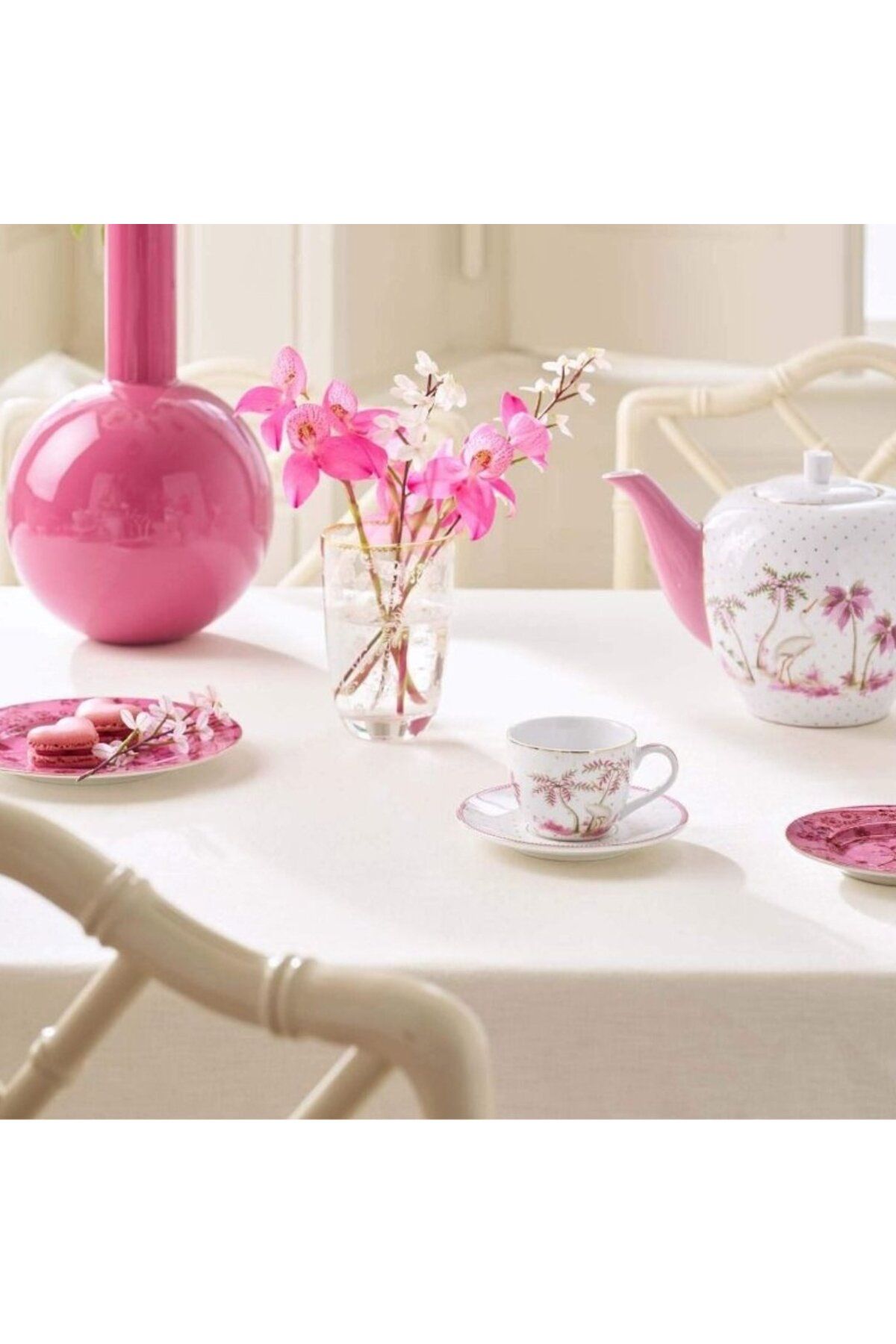 Pip Studio-Espresso cup with saucer, Pip Studio, Dots Gold Pink, 120 ml, Jolie collection 2