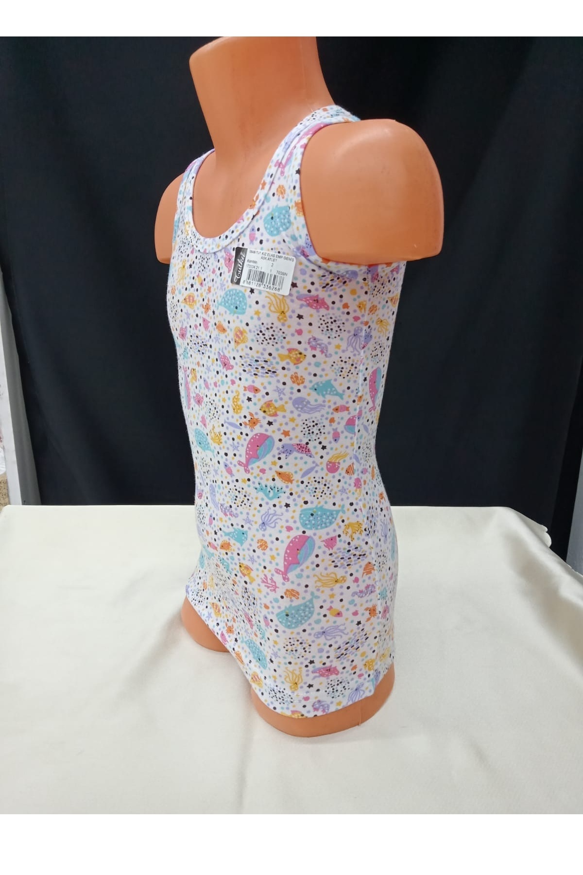 Tutku-Girl's Undershirt Wide Straps 3 Pieces 2
