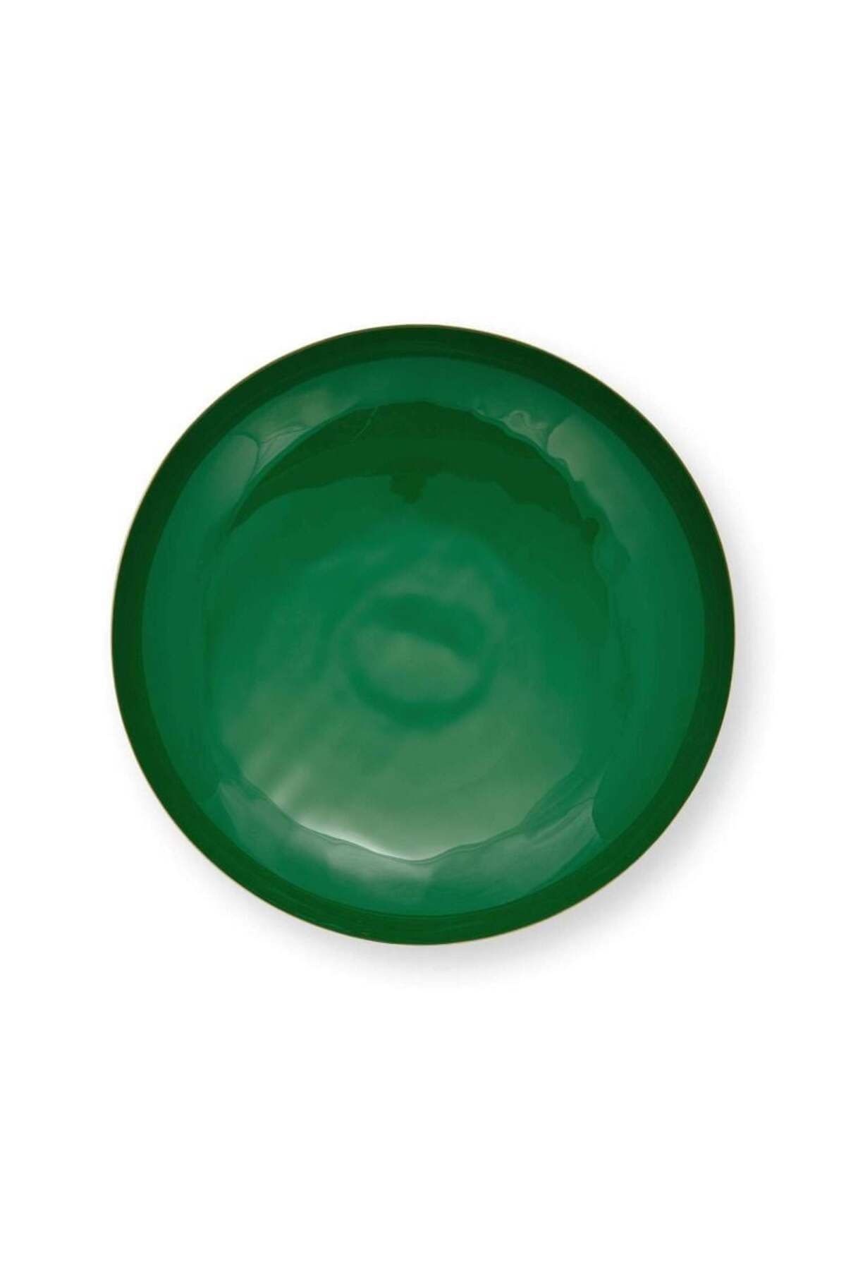 Pip Studio-Metal fruit bowl, Pip Studio, Low Dark Green, 12.50x35 cm 2