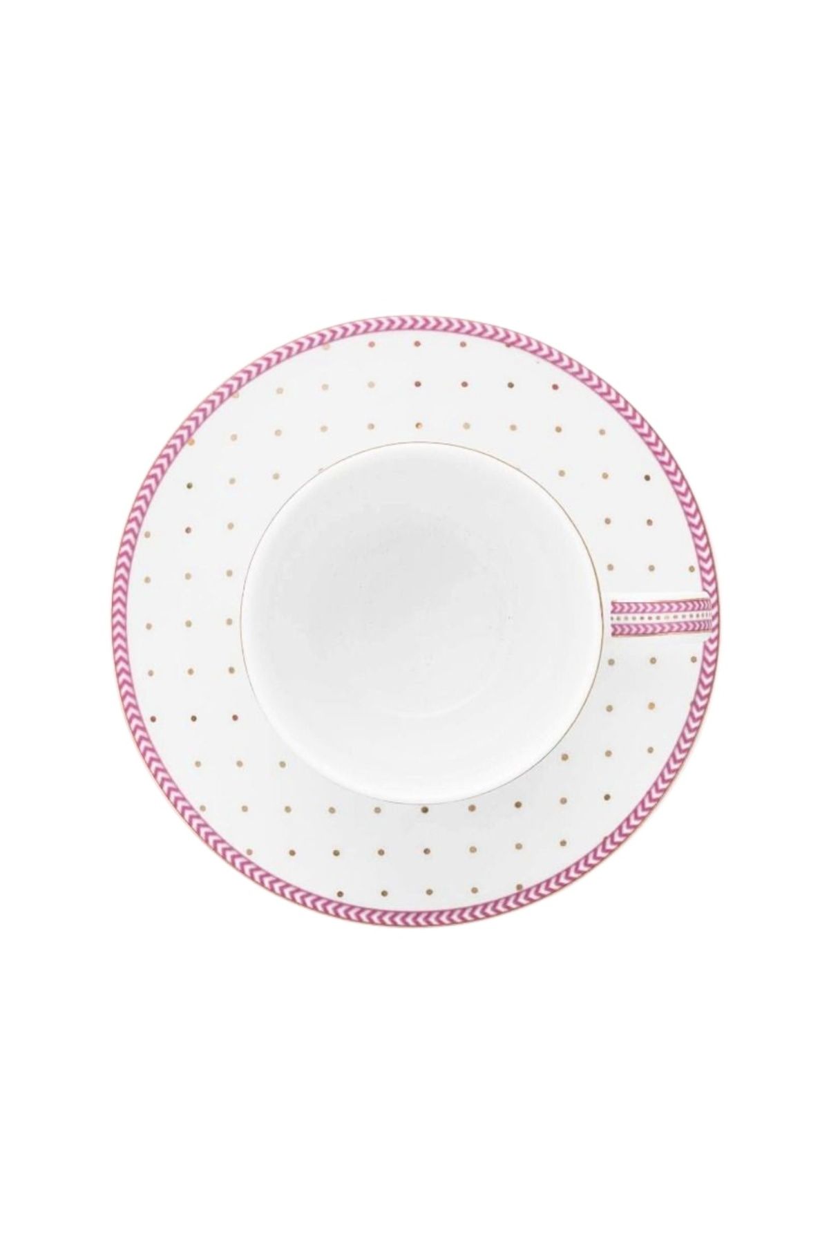 Pip Studio-Espresso cup with saucer, Pip Studio, Dots Gold Pink, 120 ml, Jolie collection 5