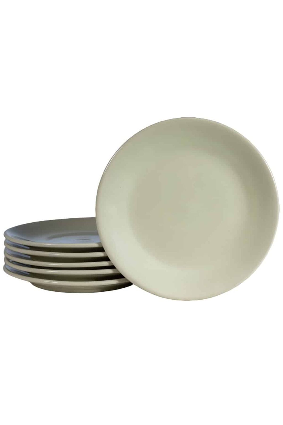 Cesiro Set 6 Farfurii Desert Crem Ivoire, 20 Cm - One Size