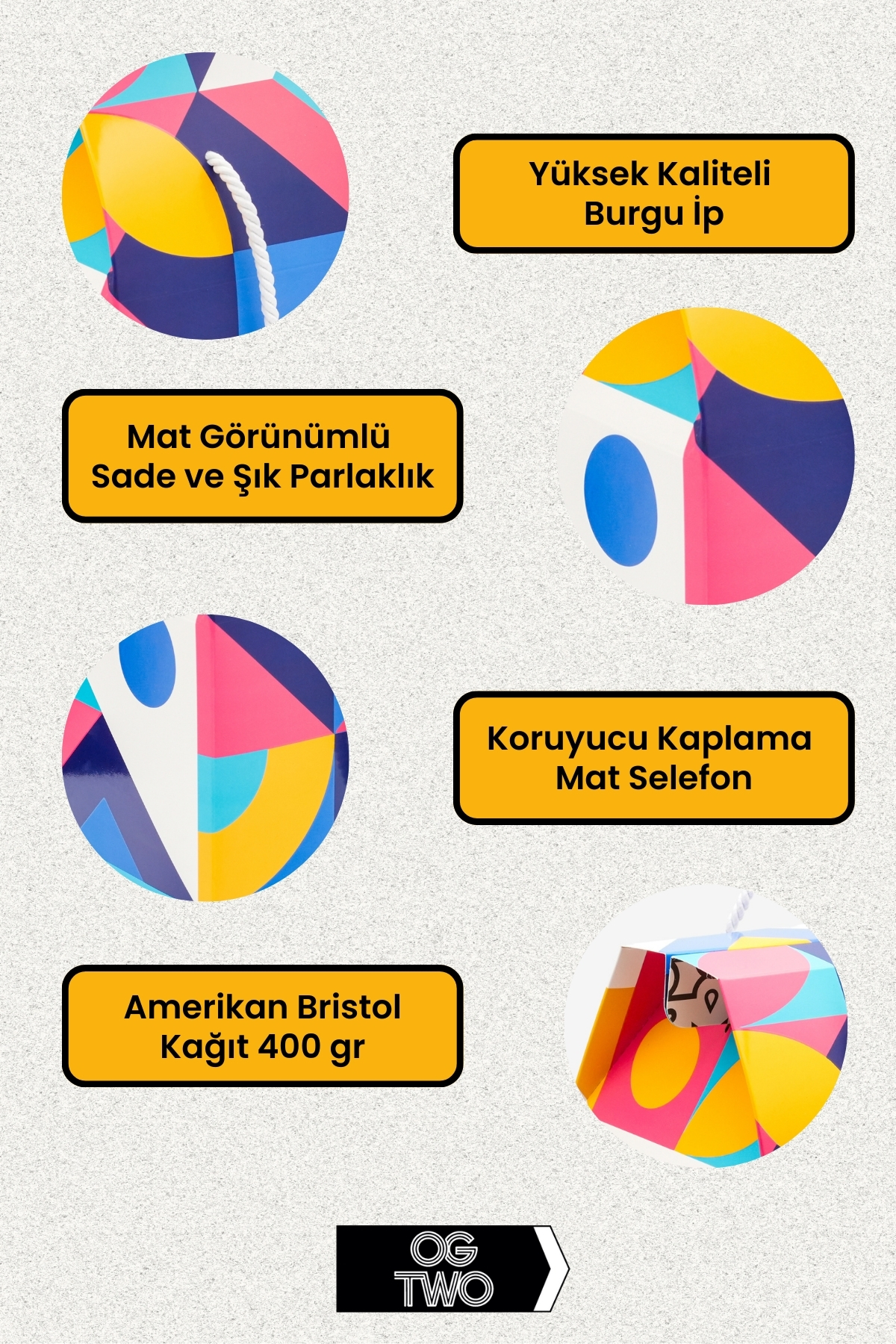 OGTWO Premium Konsept Tasarım Hediye Kutusu & Çanta Boş Karton Hediye Paketi Hediyelik Kutu - 24x14x20cm fotoğrafı 6 (önizleme)