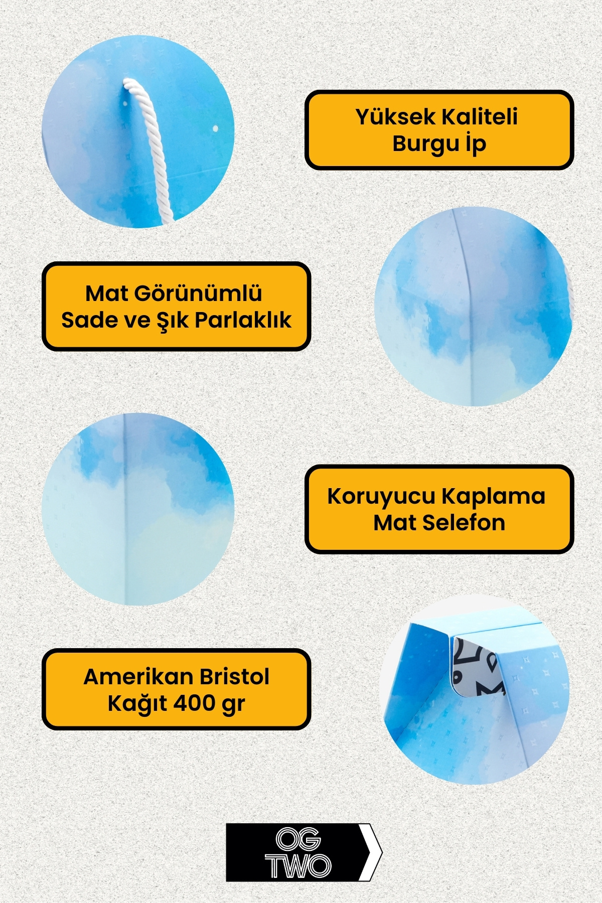 OGTWO Premium Konsept Tasarım Hediye Kutusu & Çanta Boş Karton Hediye Paketi Hediyelik Kutu - 24x14x20cm fotoğrafı 6 (önizleme)