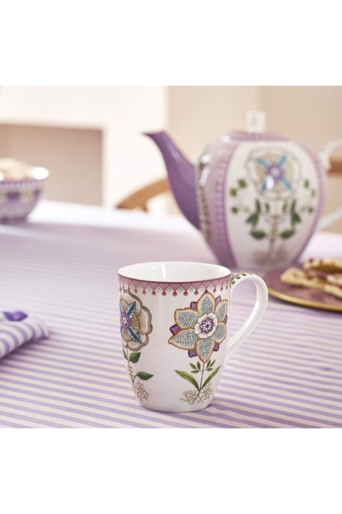 Pip Studio-Set of 2 porcelain mugs, Pip Studio, 350 ml, Lily&Lotus collection 3