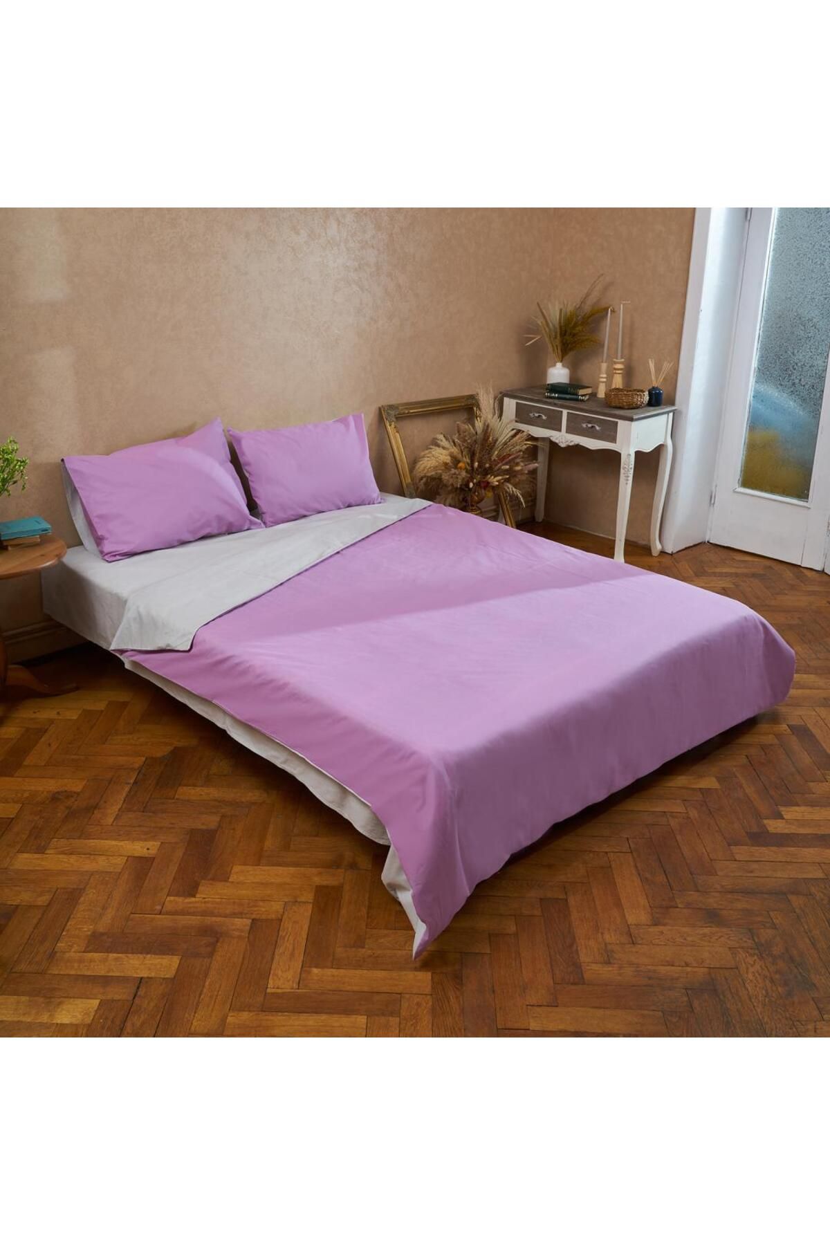 Heinner Home-Set pat king size 4 piese, 144TC violet 2