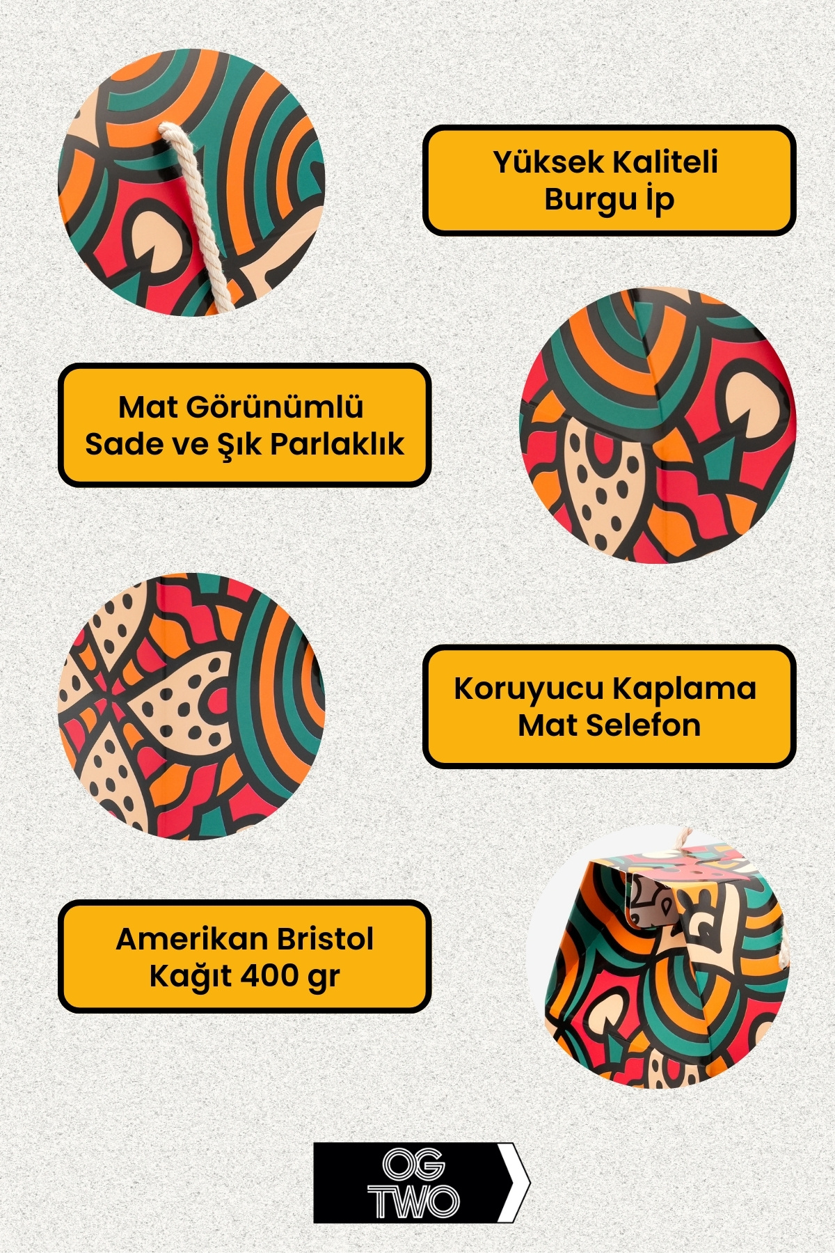 OGTWO Premium Konsept Tasarım Hediye Kutusu & Çanta Boş Karton Hediye Paketi Hediyelik Kutu - 24x14x20cm fotoğrafı 6 (önizleme)