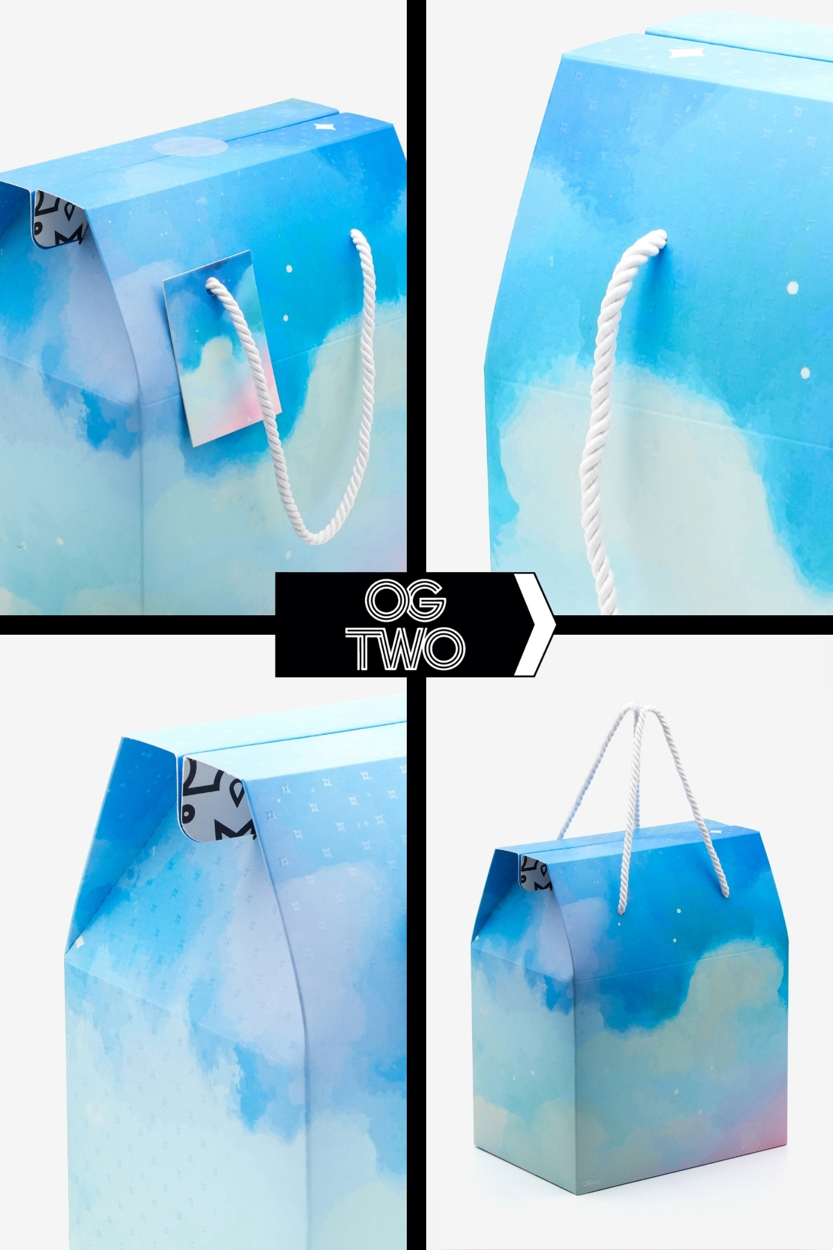 OGTWO Premium Konsept Tasarım Hediye Kutusu & Çanta Boş Karton Hediye Paketi Hediyelik Kutu - 24x14x20cm fotoğrafı 2 (önizleme)