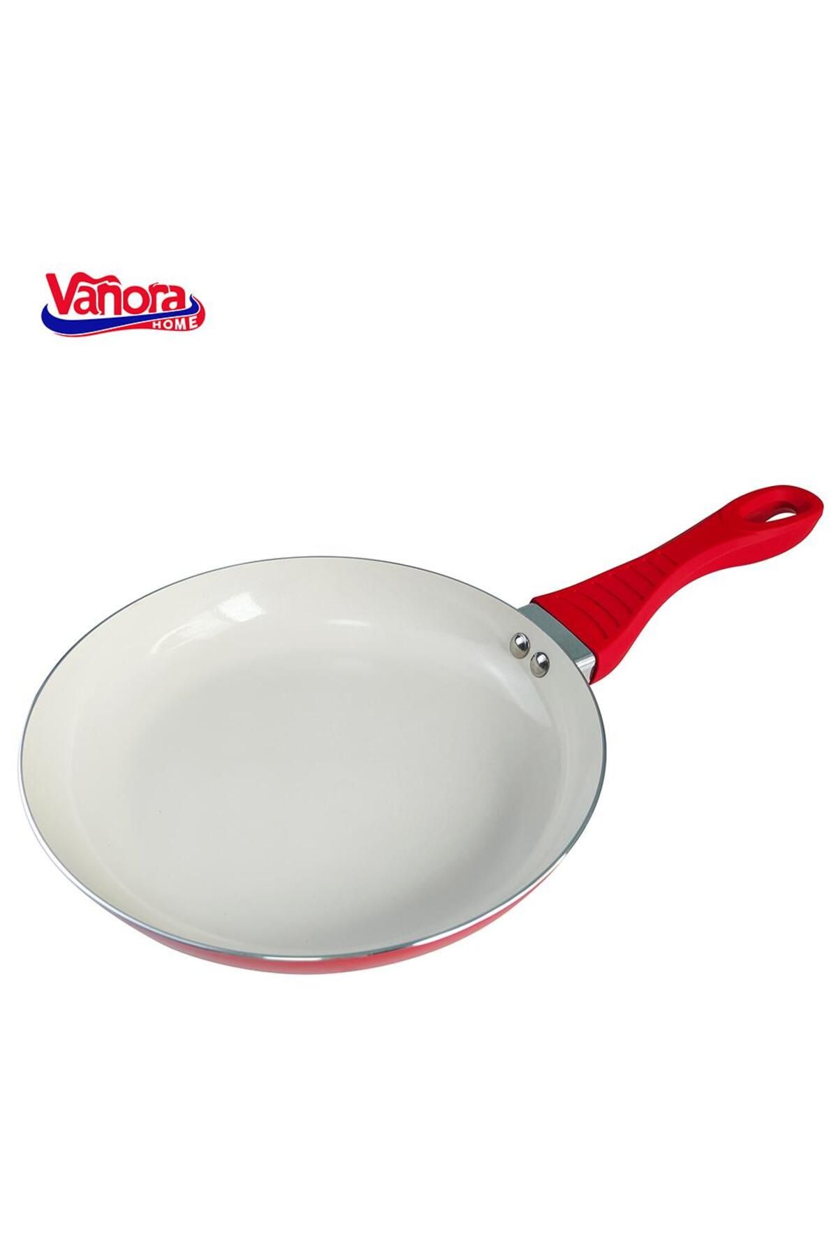 vanora Tigaie Aluminiu, Acoperire Ceramica 24x4 Cm, Mara Rosu - One Size