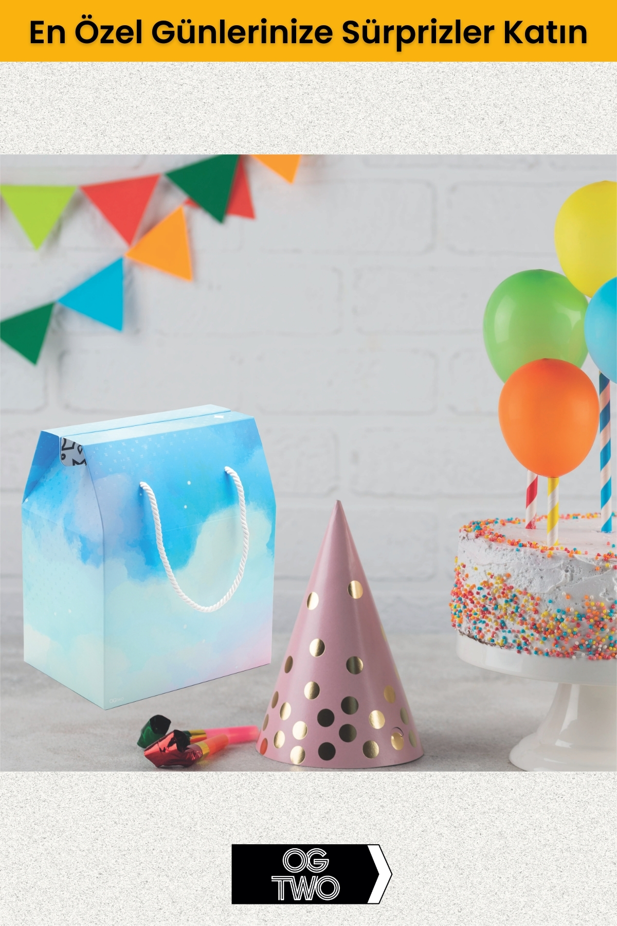 OGTWO Premium Konsept Tasarım Hediye Kutusu & Çanta Boş Karton Hediye Paketi Hediyelik Kutu - 24x14x20cm fotoğrafı 7 (önizleme)