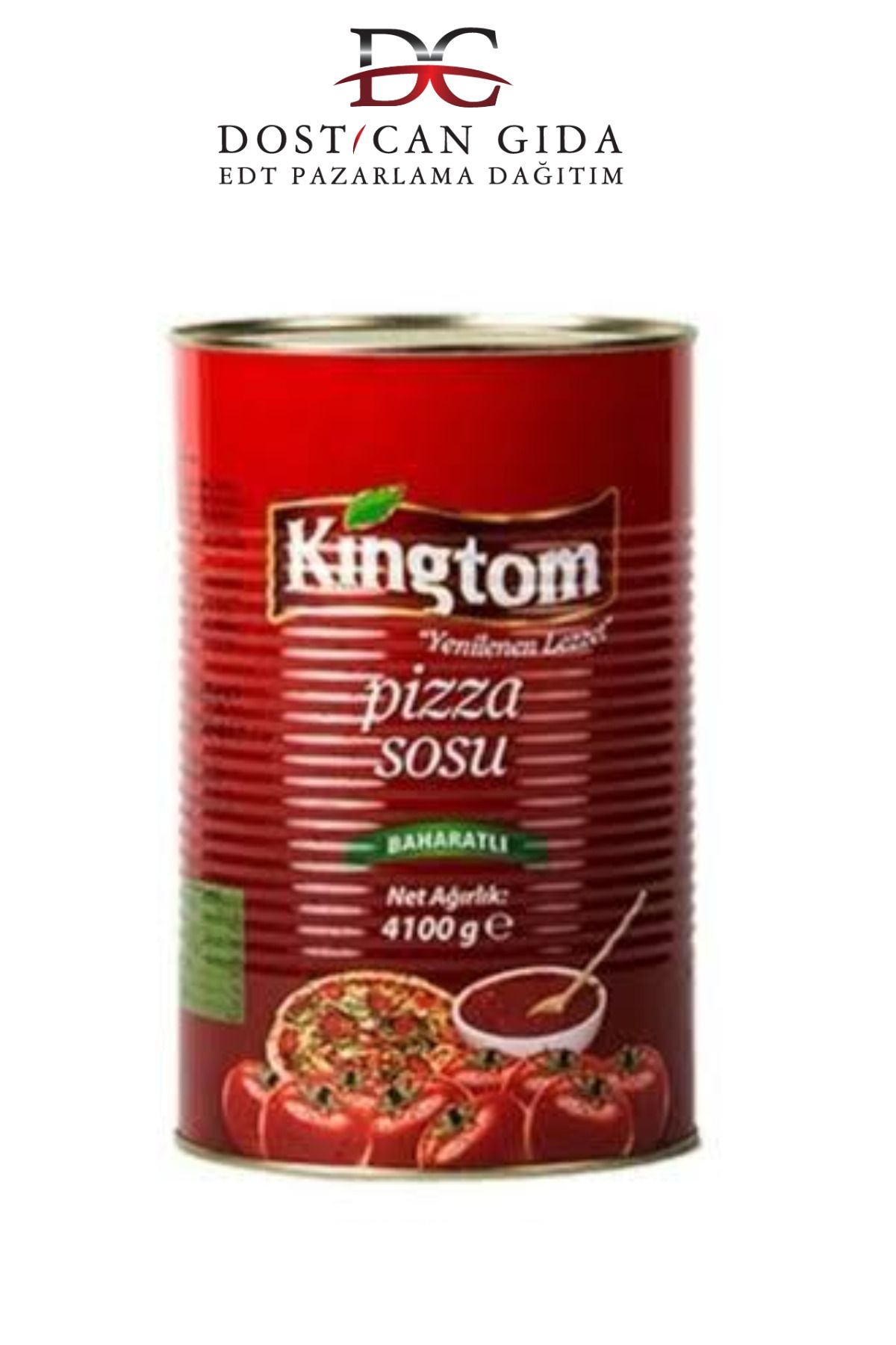 KİNGTOM Pizza Sosu Baharatlı 4100g