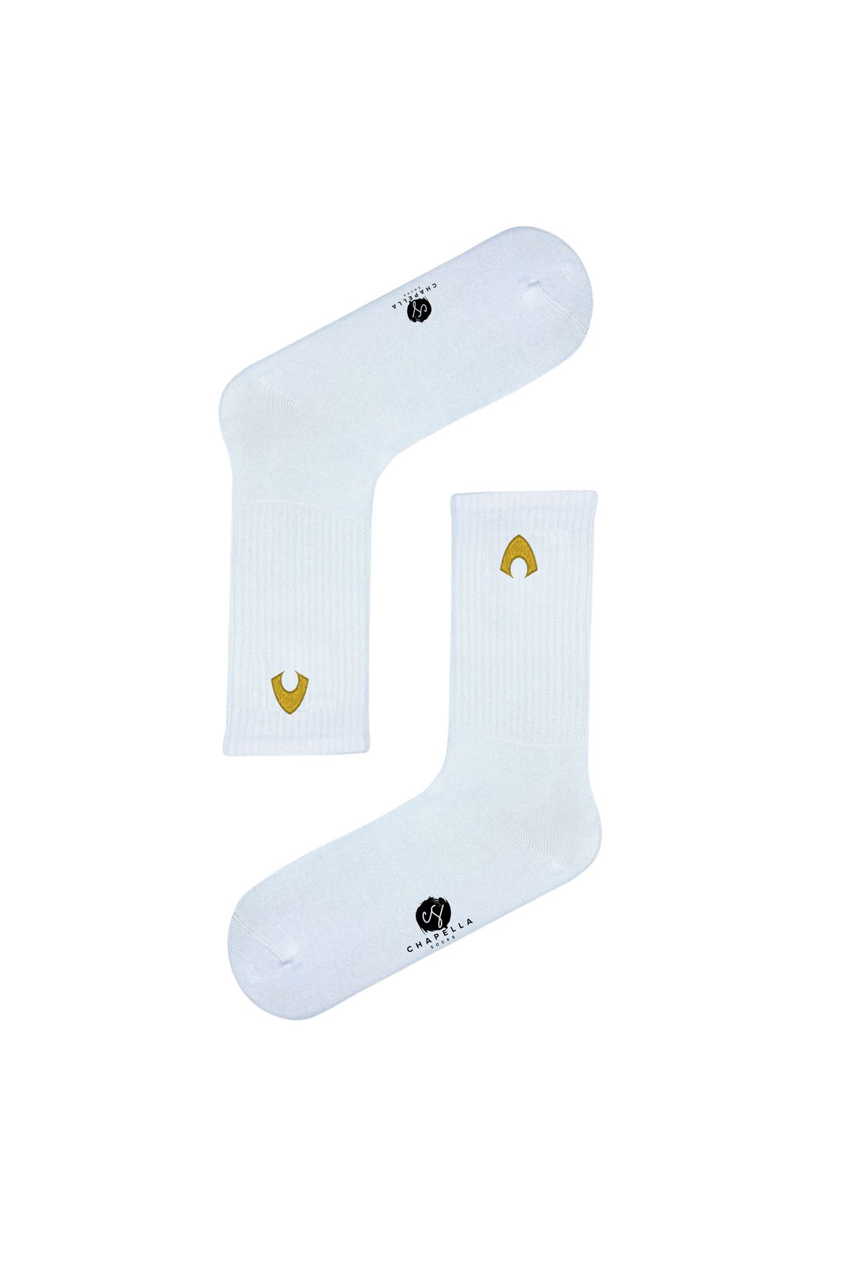 ChapellaSocks Aquaman Nakışlı Unisex Uzun Tenis Çorap- %100 Pamuk ve Rahat!