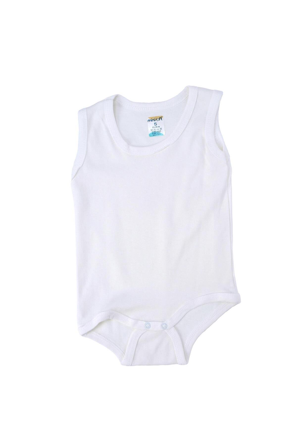 Bebelop Unisex Bebek Çocuk Kolsuz Askılı Çıtçıtlı Body Zıbın Badi fotoğrafı 2 (önizleme)