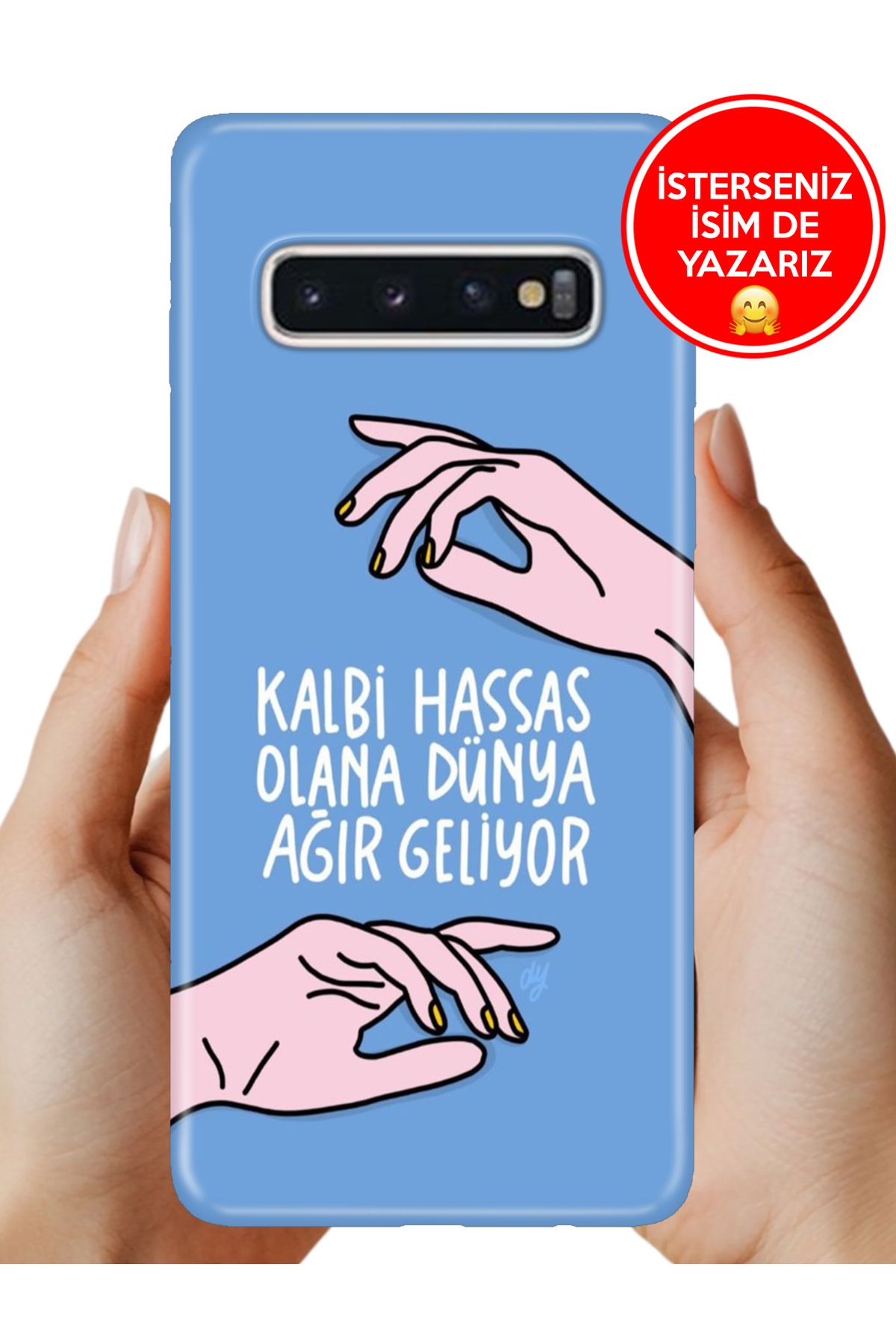 Cekuonline Samsung Galaxy S10+ Plus Kılıf Desenli Baskılı Kamera Korumalı ZRR Silikon Dünya Ağır