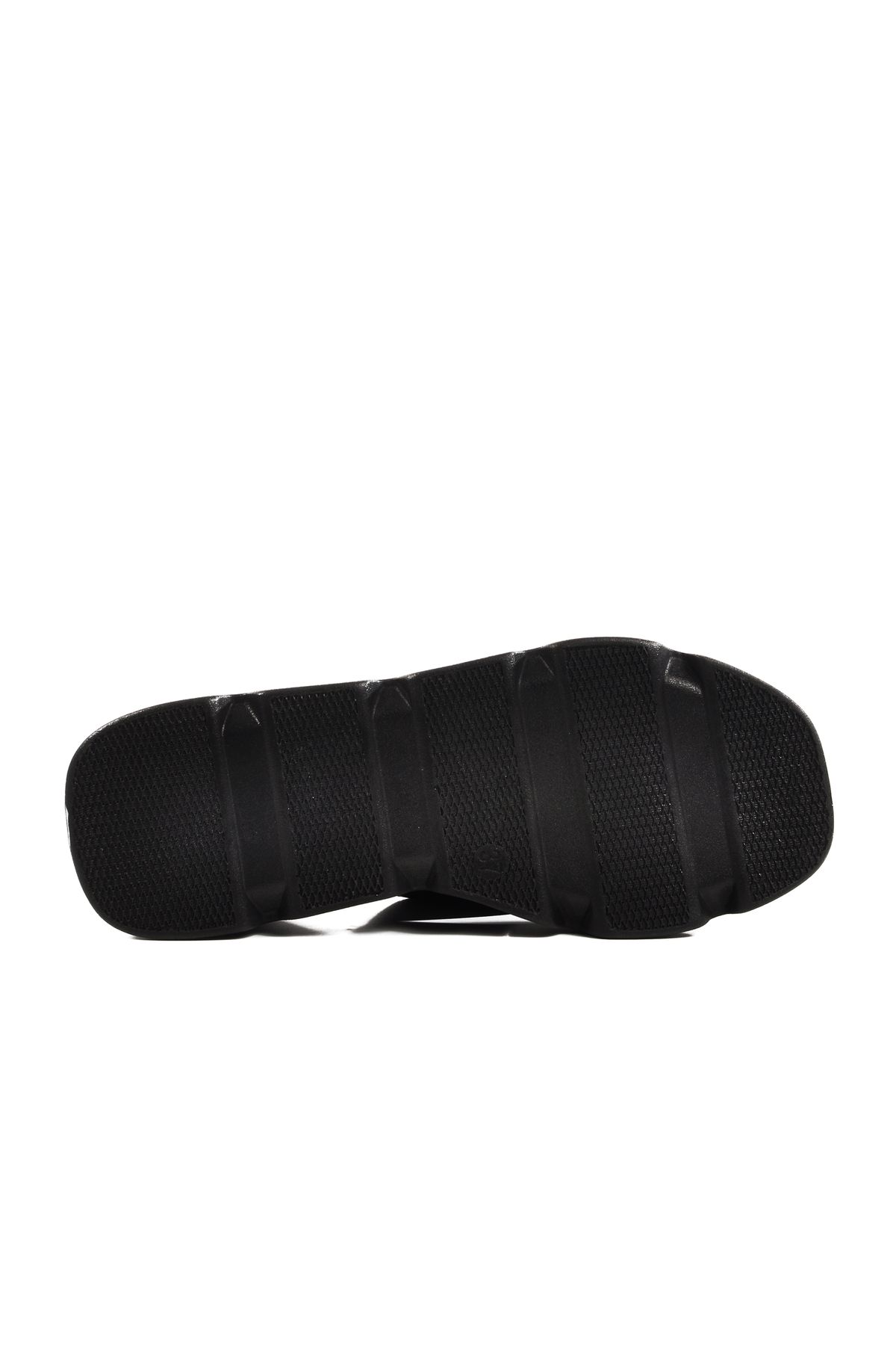 Pierre Cardin-Black High Sole Women's Slippers Pc-7535 Z 5