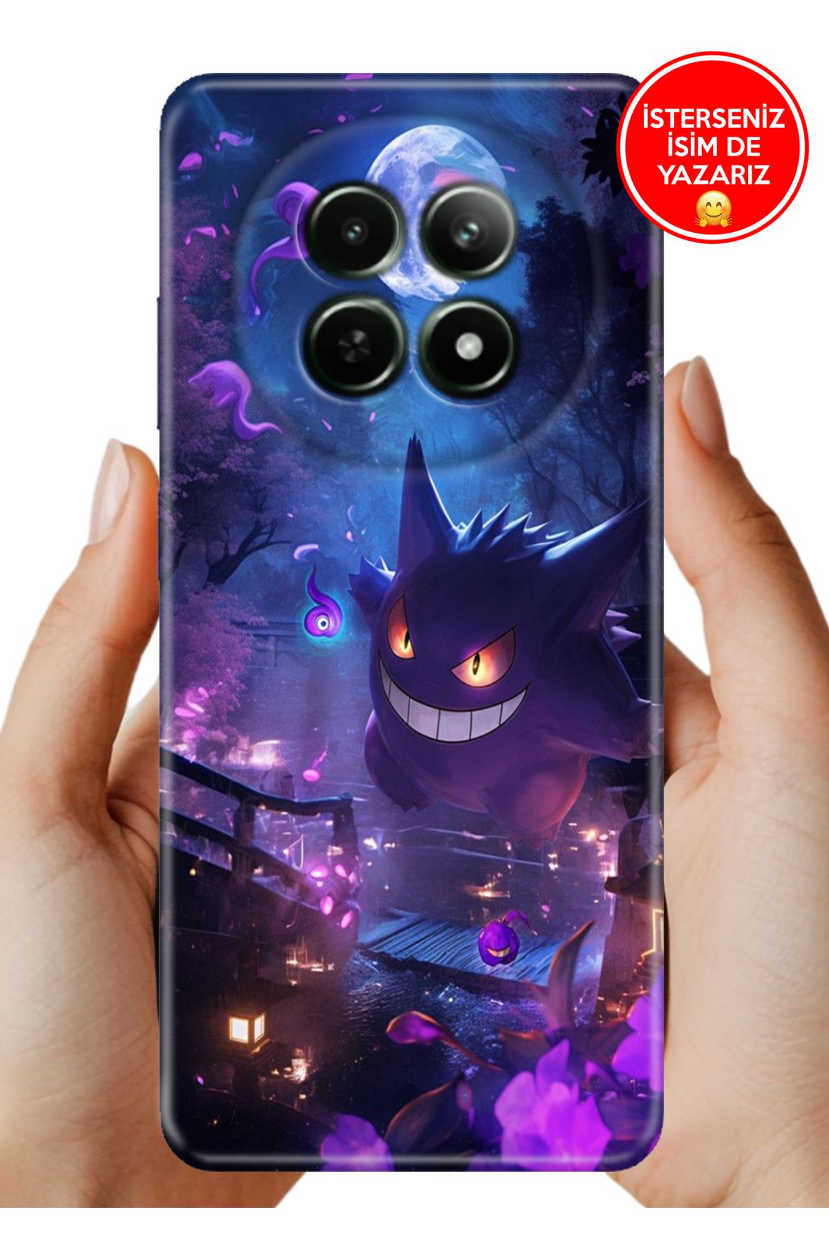 realme 12+ Plus Kılıf Desenli İsimli / İsimsiz Silikon PokePoke