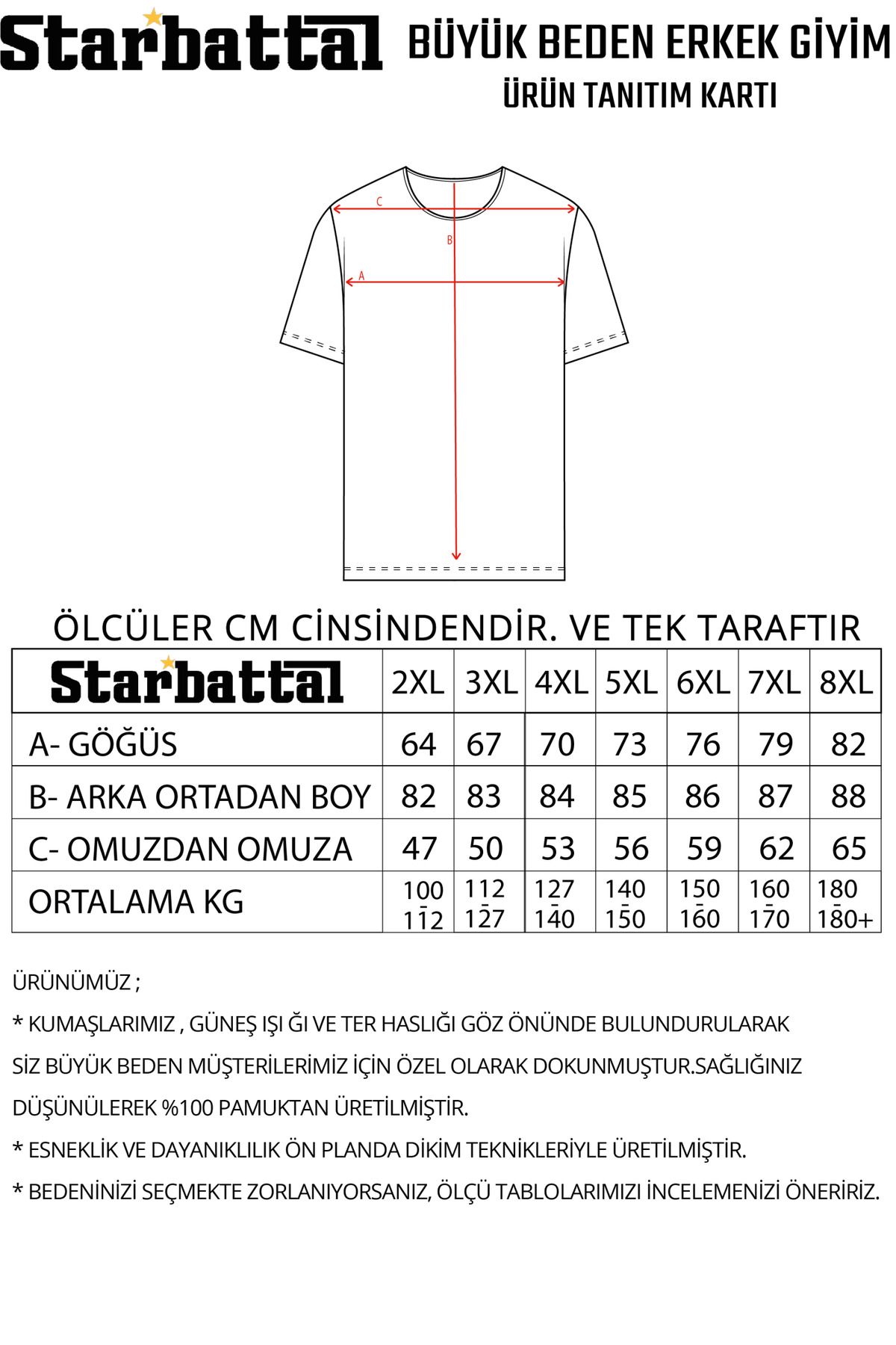Starbattal-Tricou fără mâneci cu imprimeu mărime mare Denim 25154 KHAKI 4