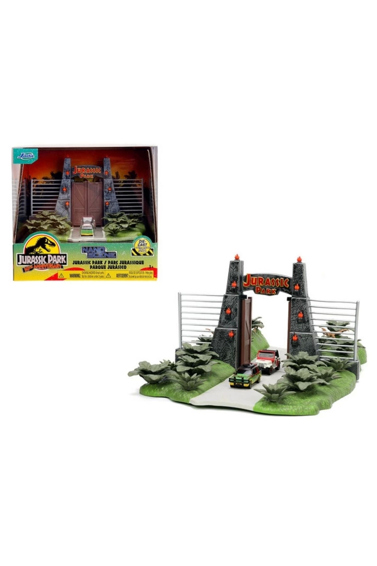 Finetoo Jurassic World Nano Scene Koleksiyonluk Dinozor Figür Seti