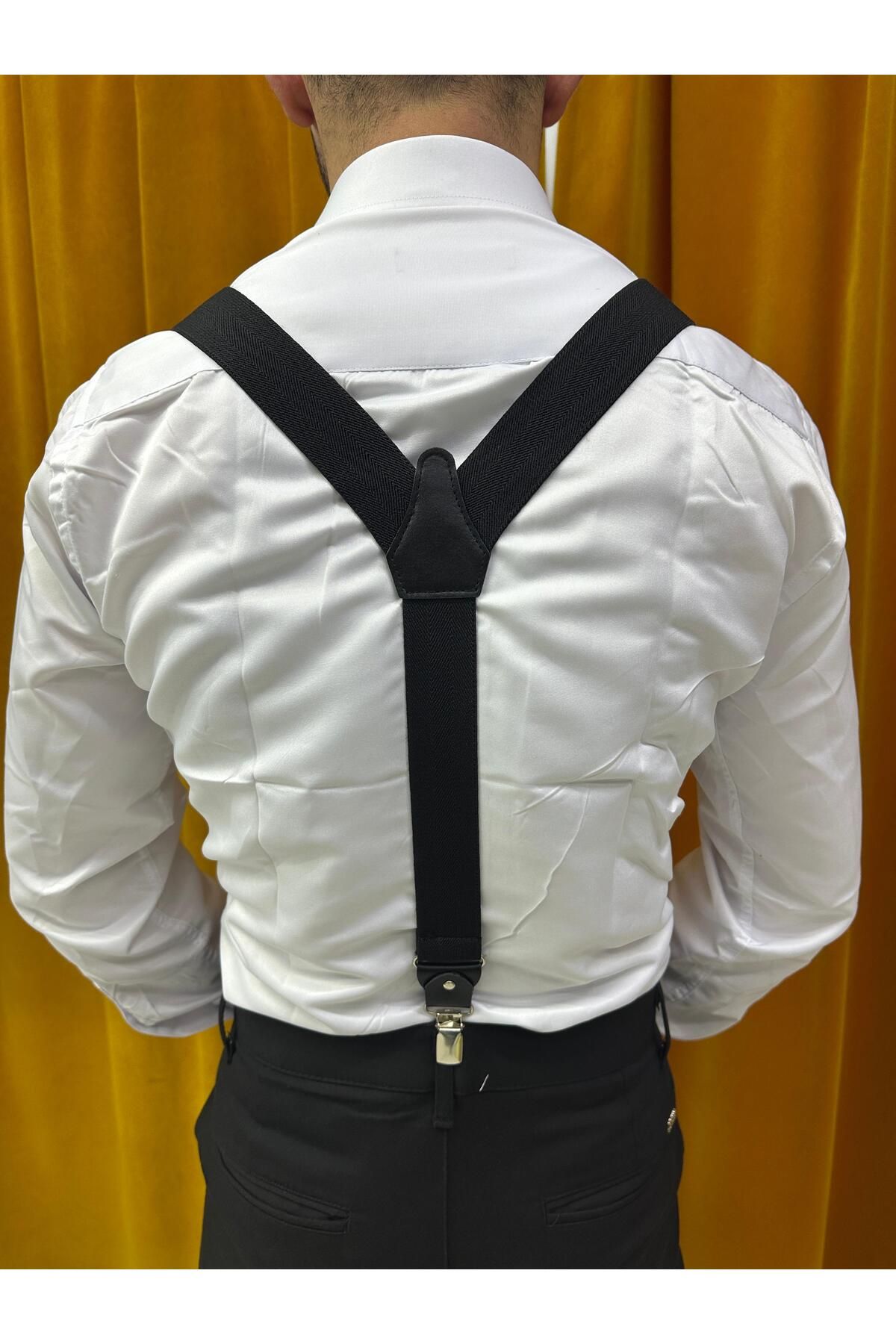 KOMBİN-Suspender Black Belt 3